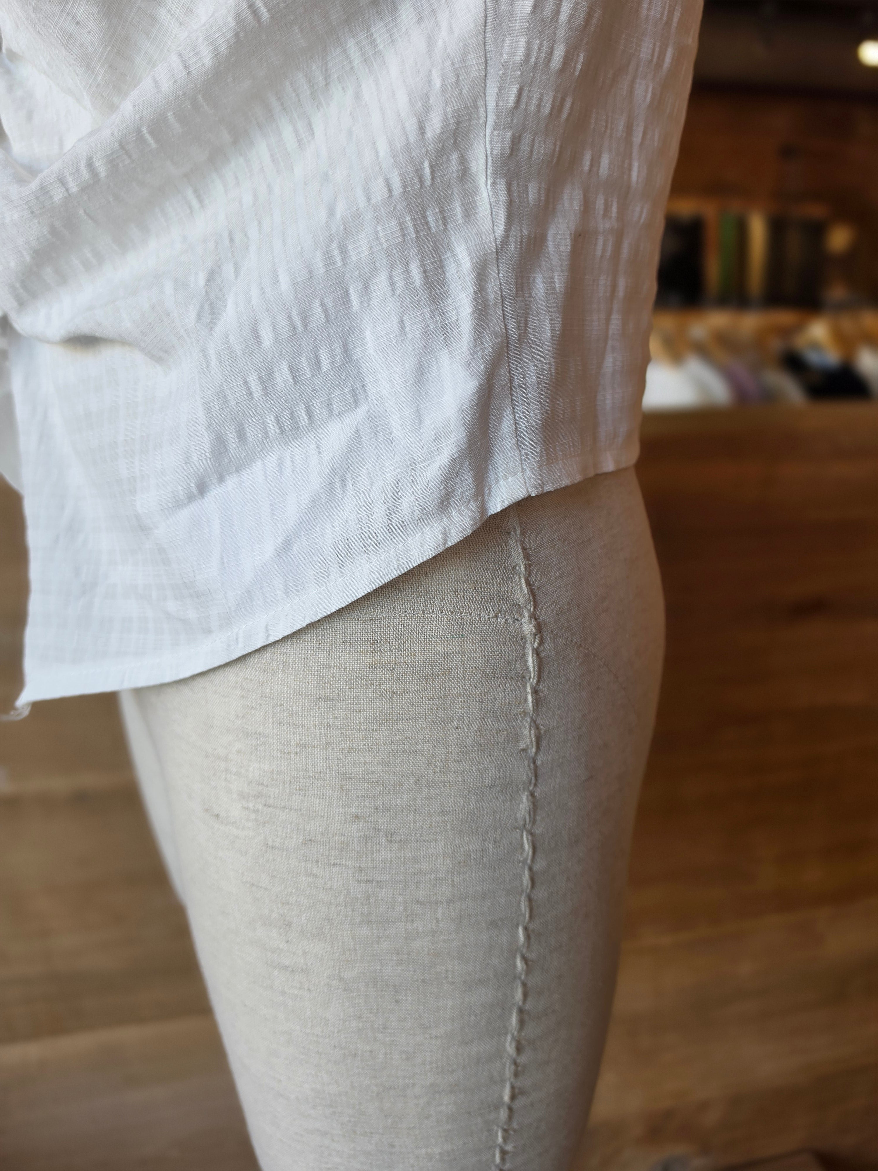 Summer Sonnet Front Ruffle Blouse