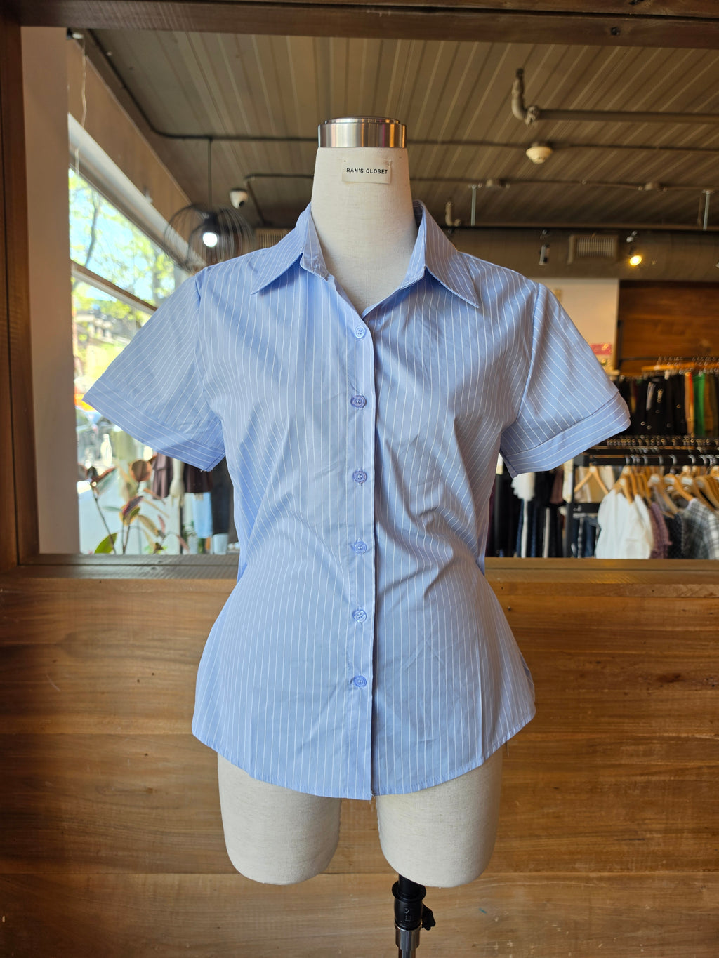 Saturday Sky Side-Cinch Blouse