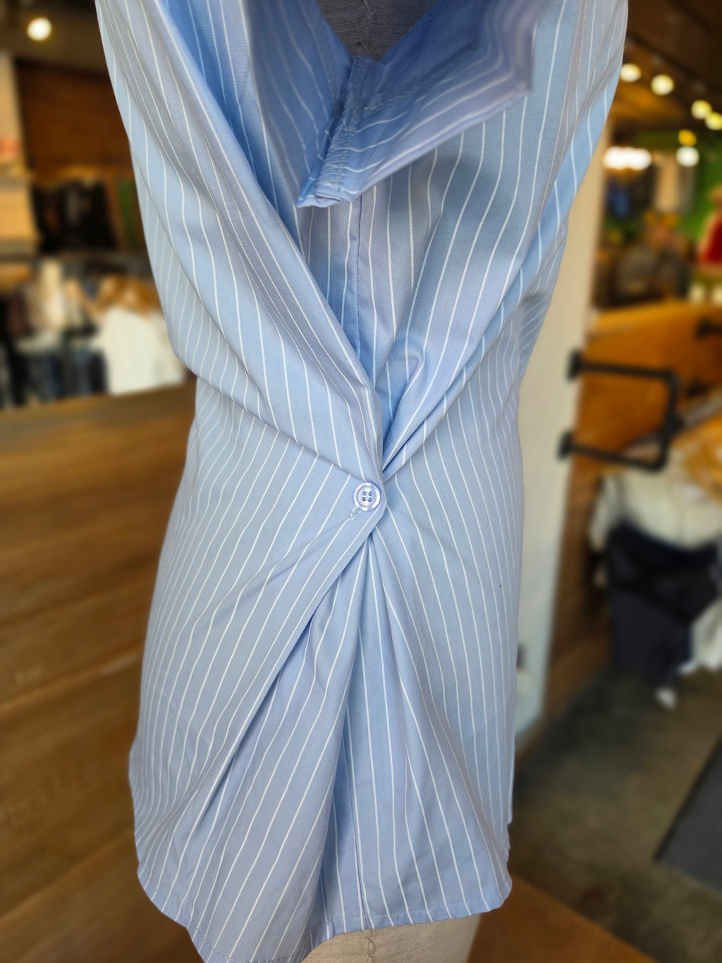 Saturday Sky Side-Cinch Blouse