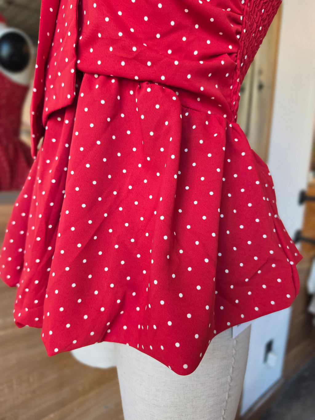 Darling Dot Bubble Top