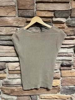 Mesh Trim staple Tee