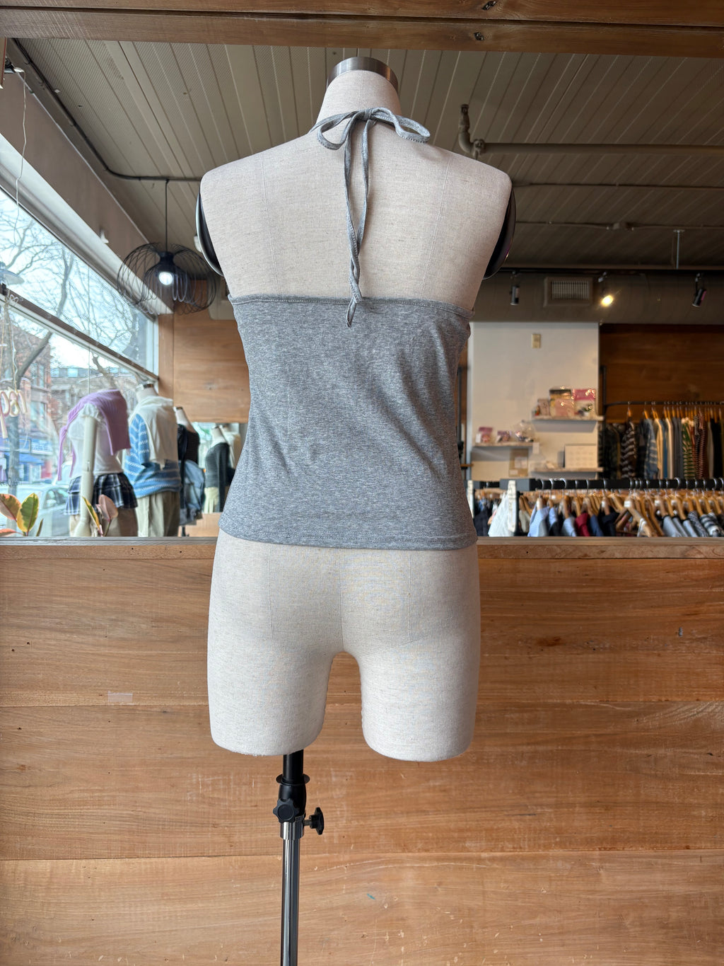 Maple Picnic Lace-Up Layered Top