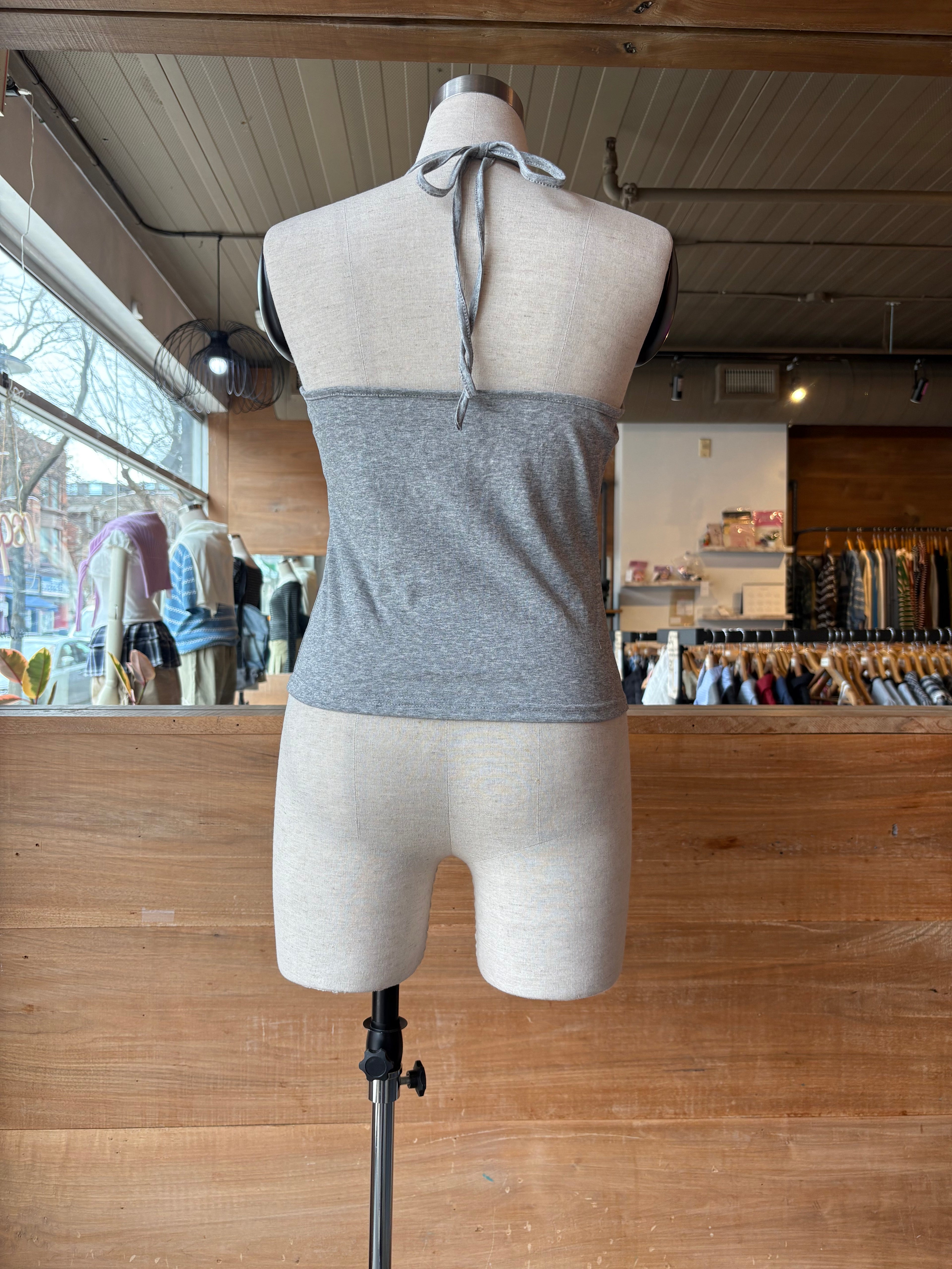 Maple Picnic Lace-Up Layered Top