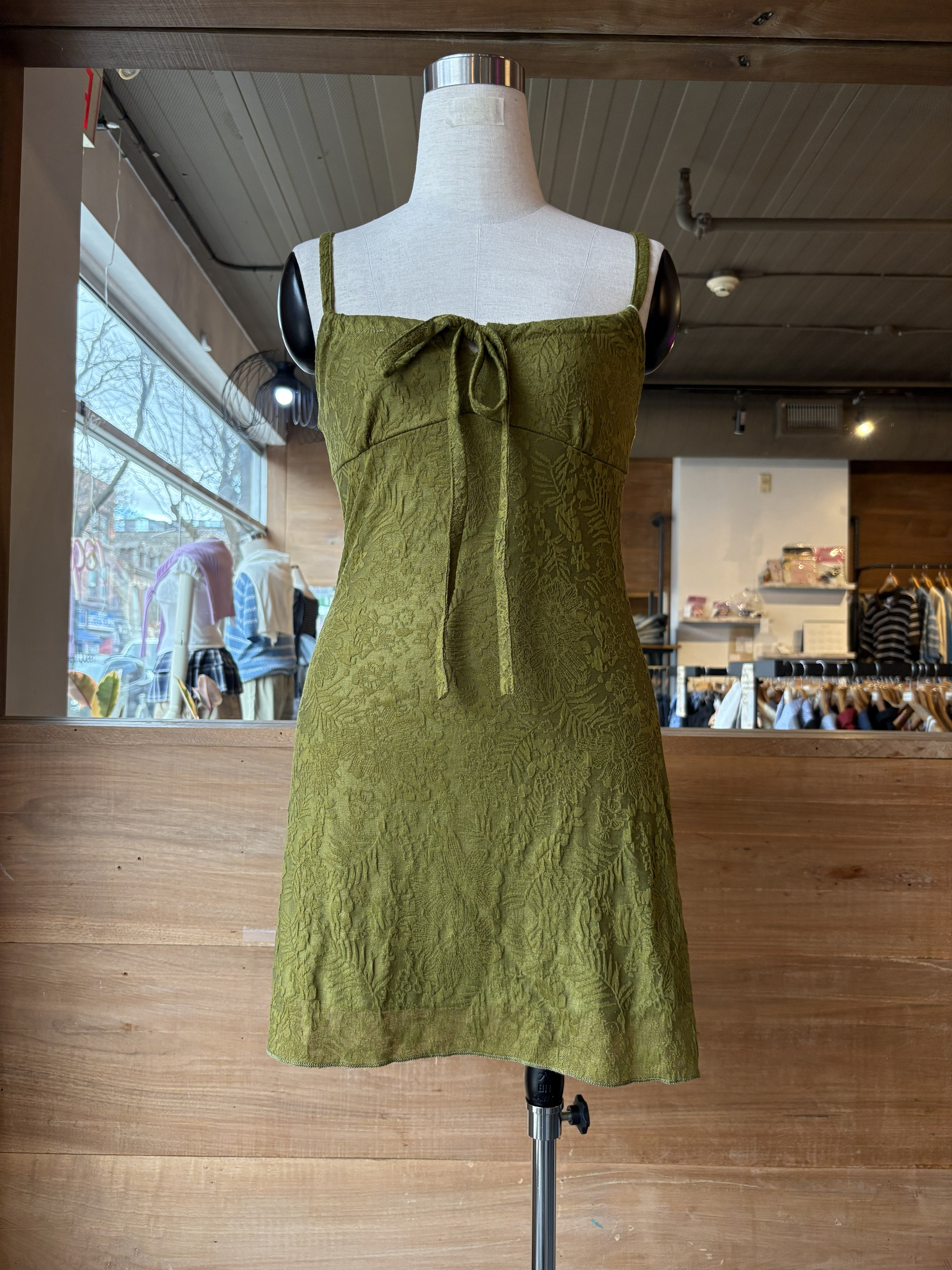 Woodland Whisper Mini-Dress