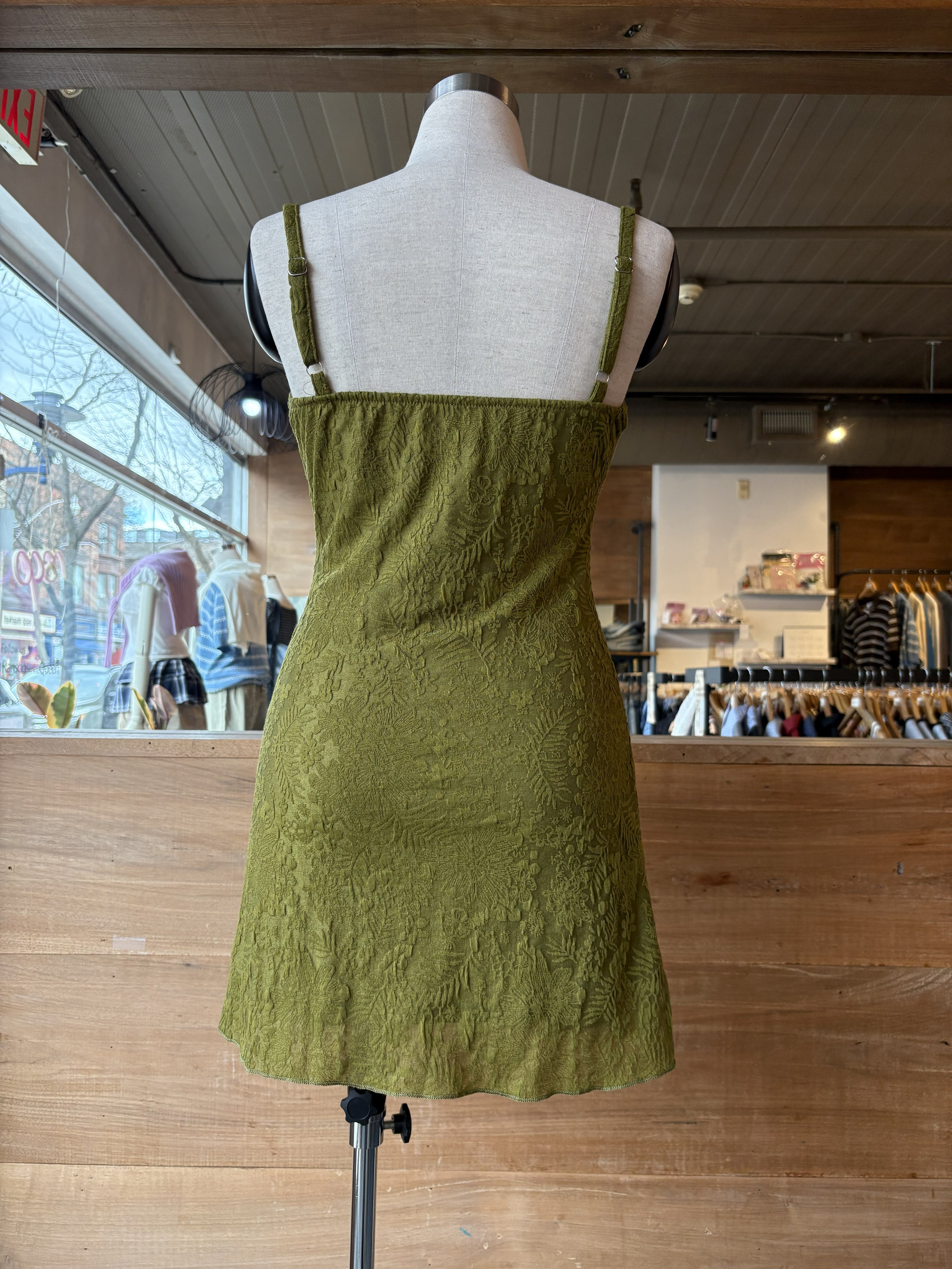 Woodland Whisper Mini-Dress