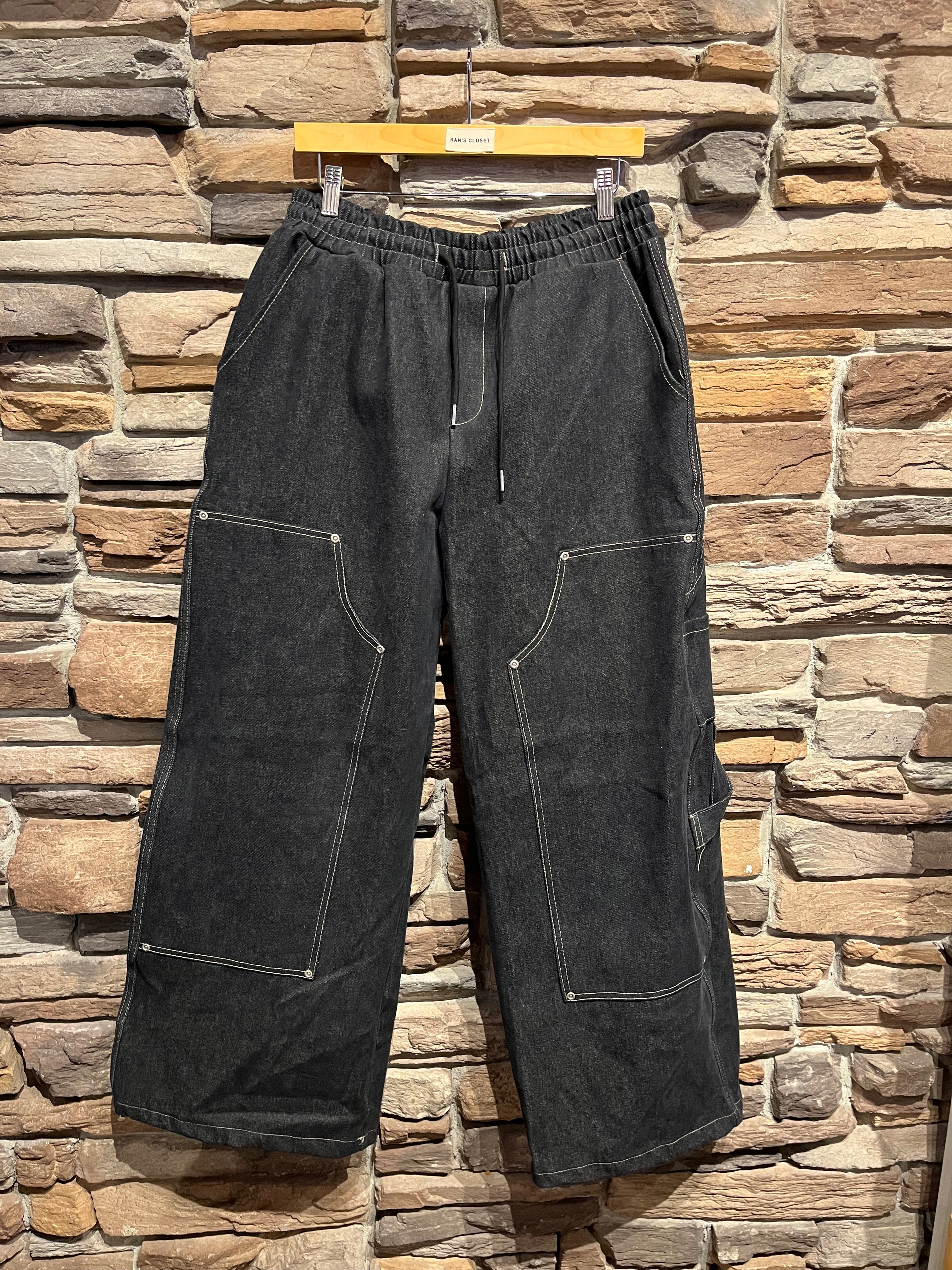 Dark Wash Carpenter Pants