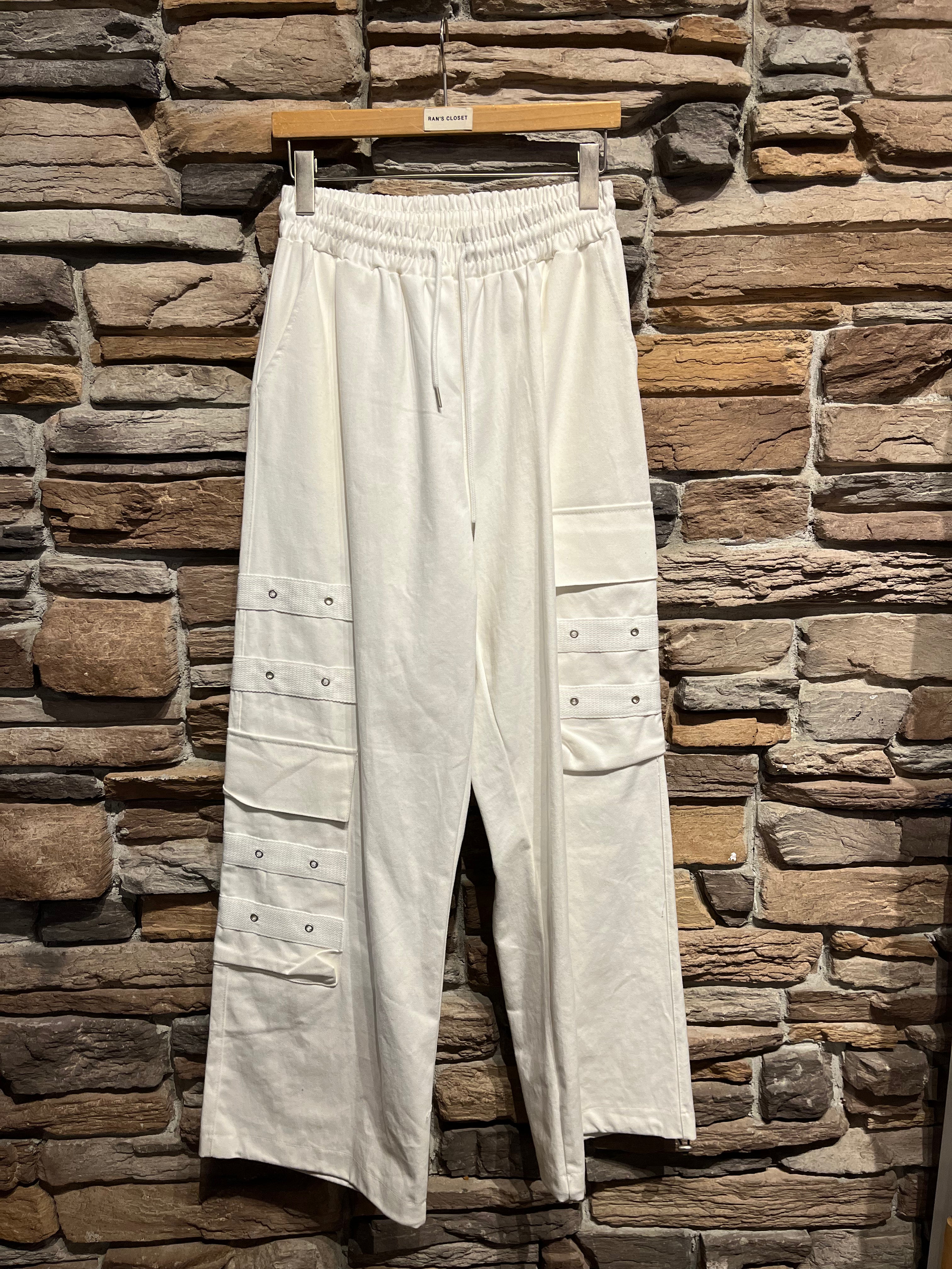 Silver Hardware Cargo Pants