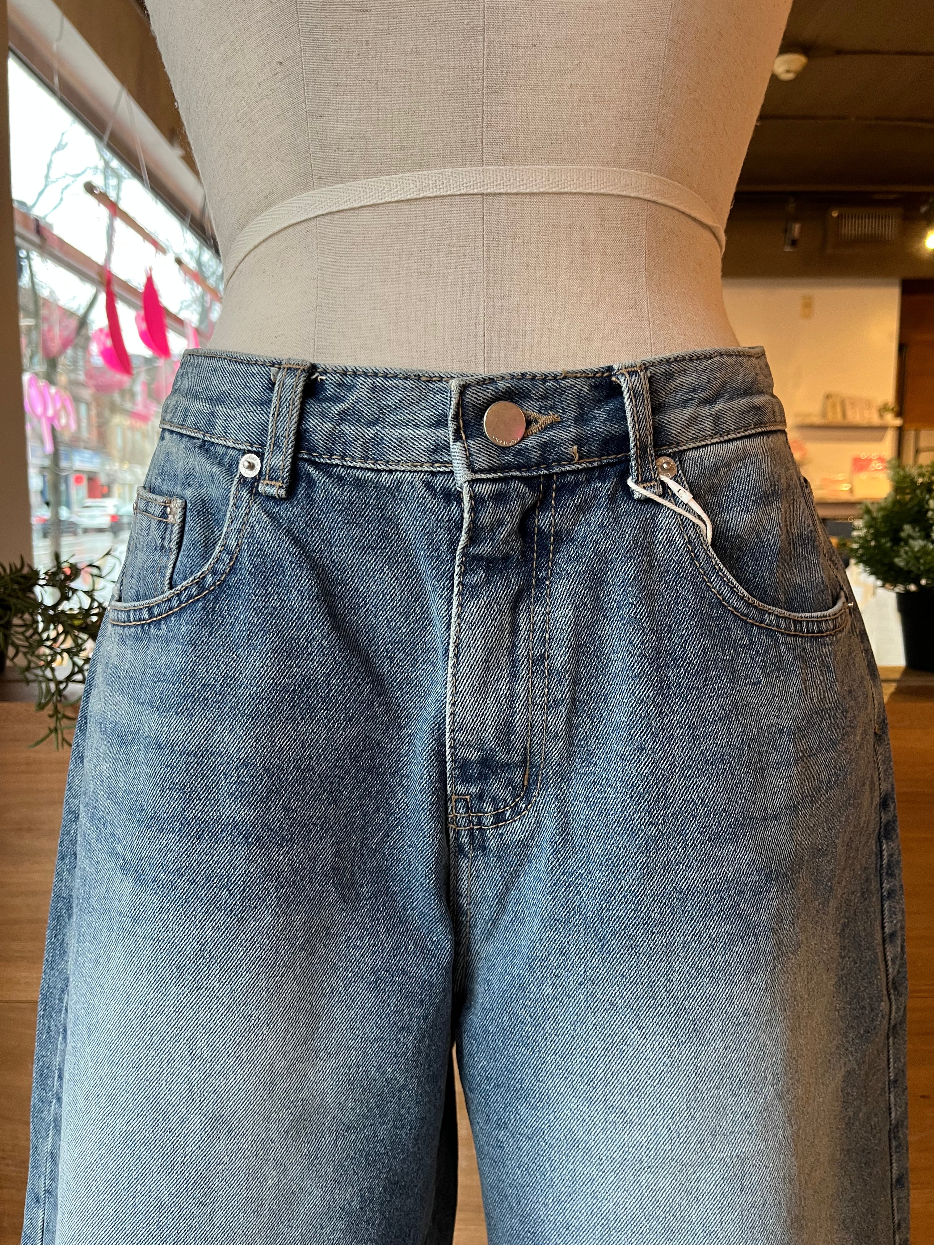 Denim Bermuda Shorts