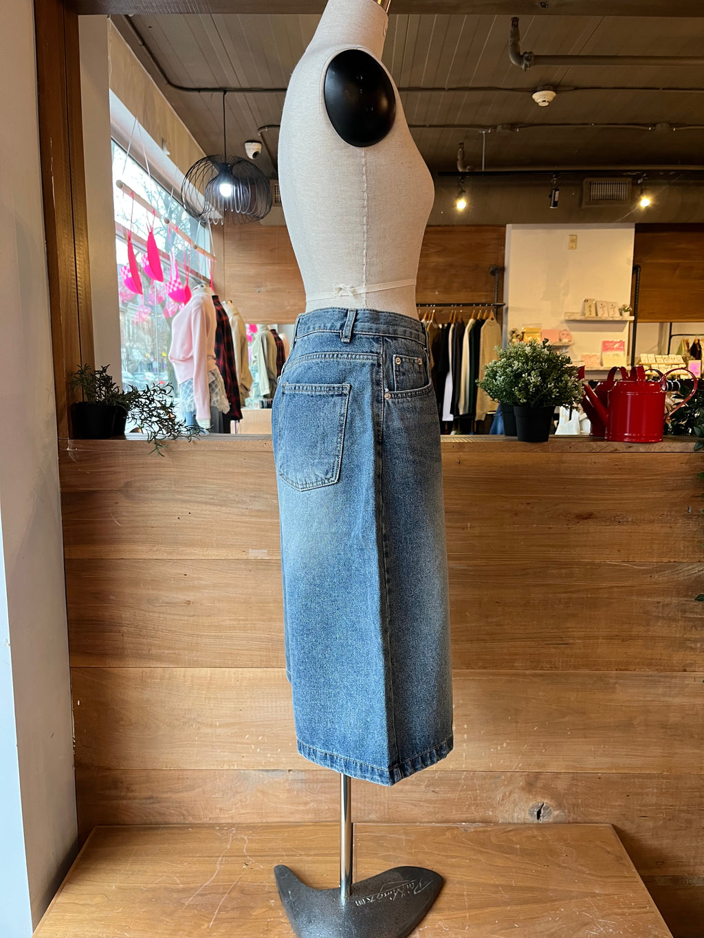 Denim Bermuda Shorts