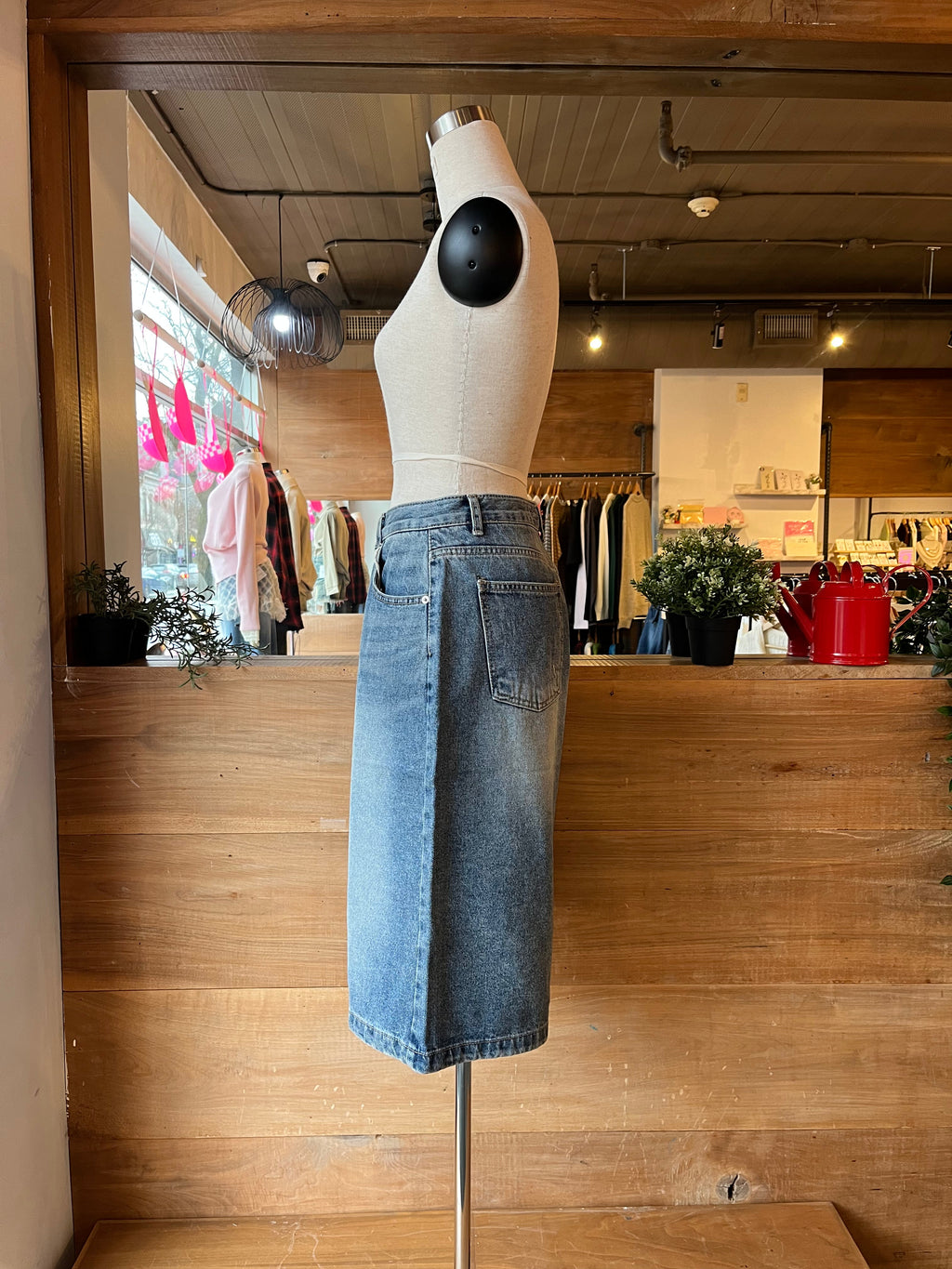Denim Bermuda Shorts