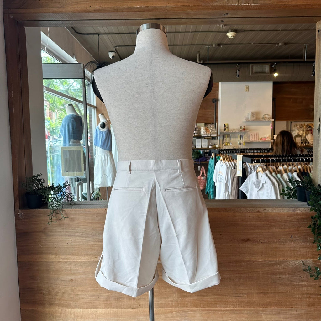 Oversized Trouser Style Shorts