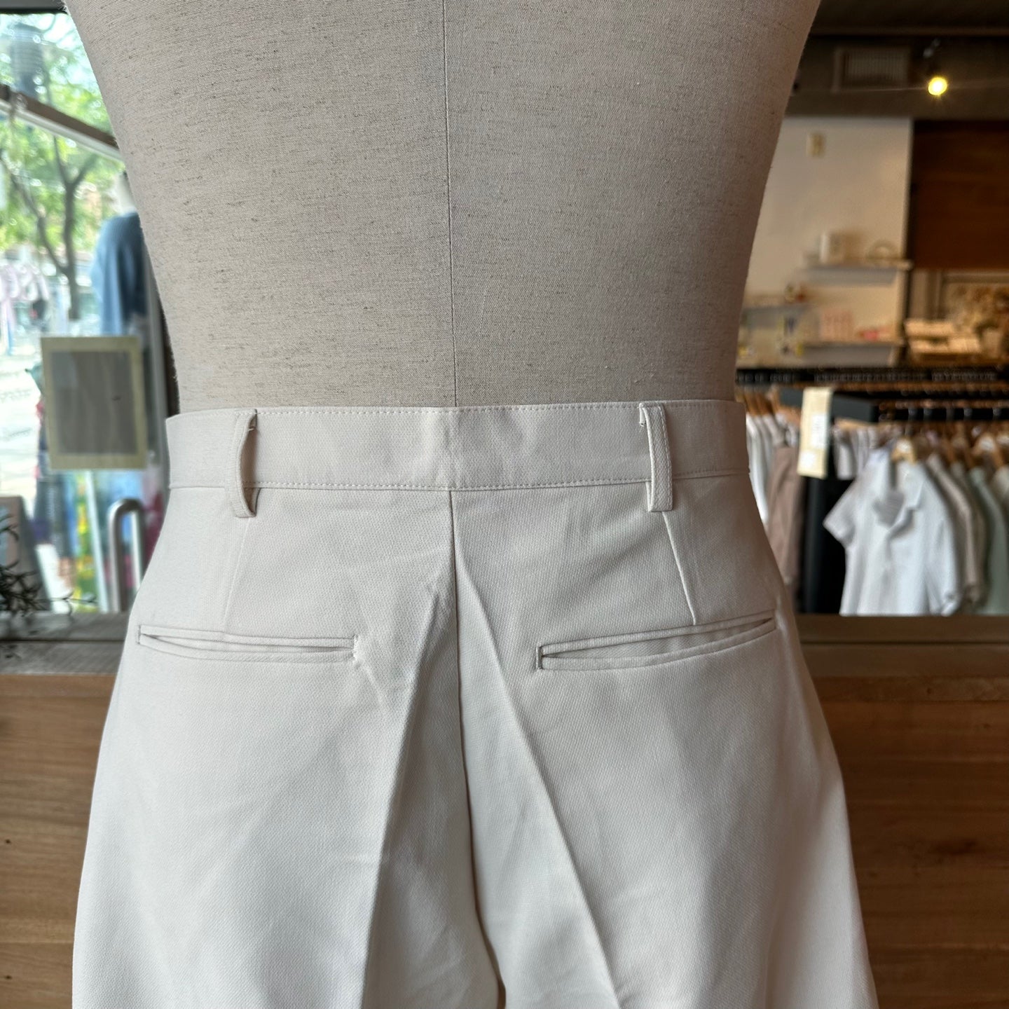 Oversized Trouser Style Shorts