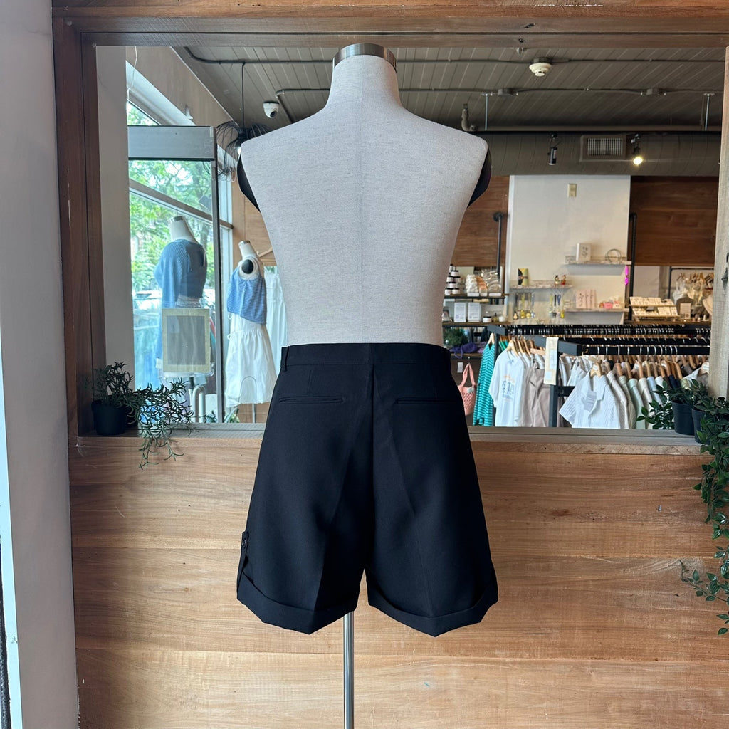 Oversized Trouser Style Shorts