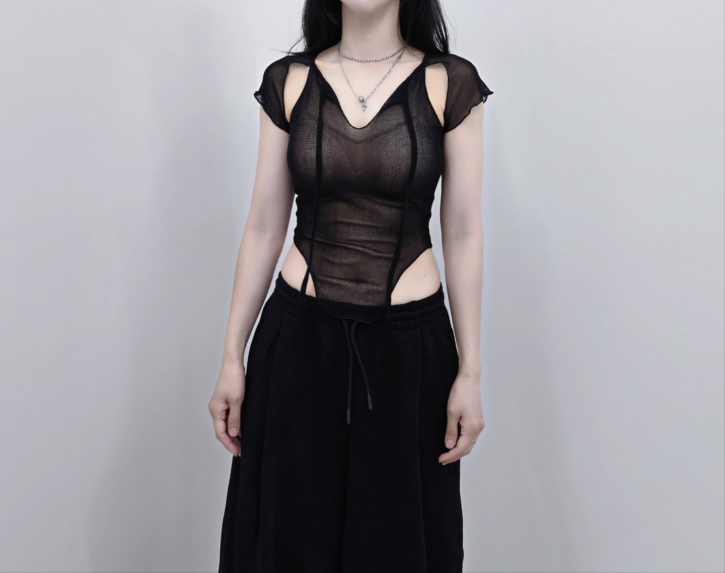 Cutout Short Sleeve T-Shirt