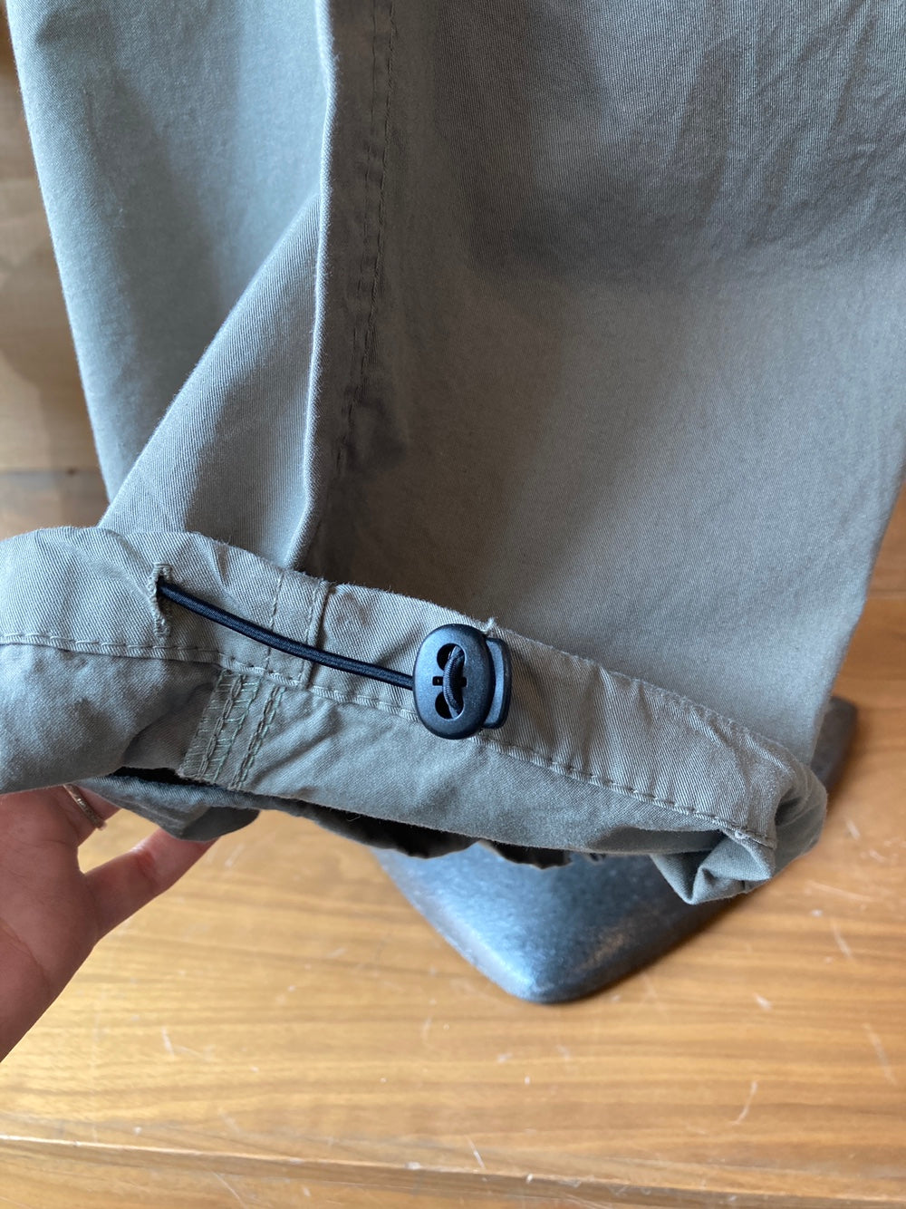 Basket over balloon pants