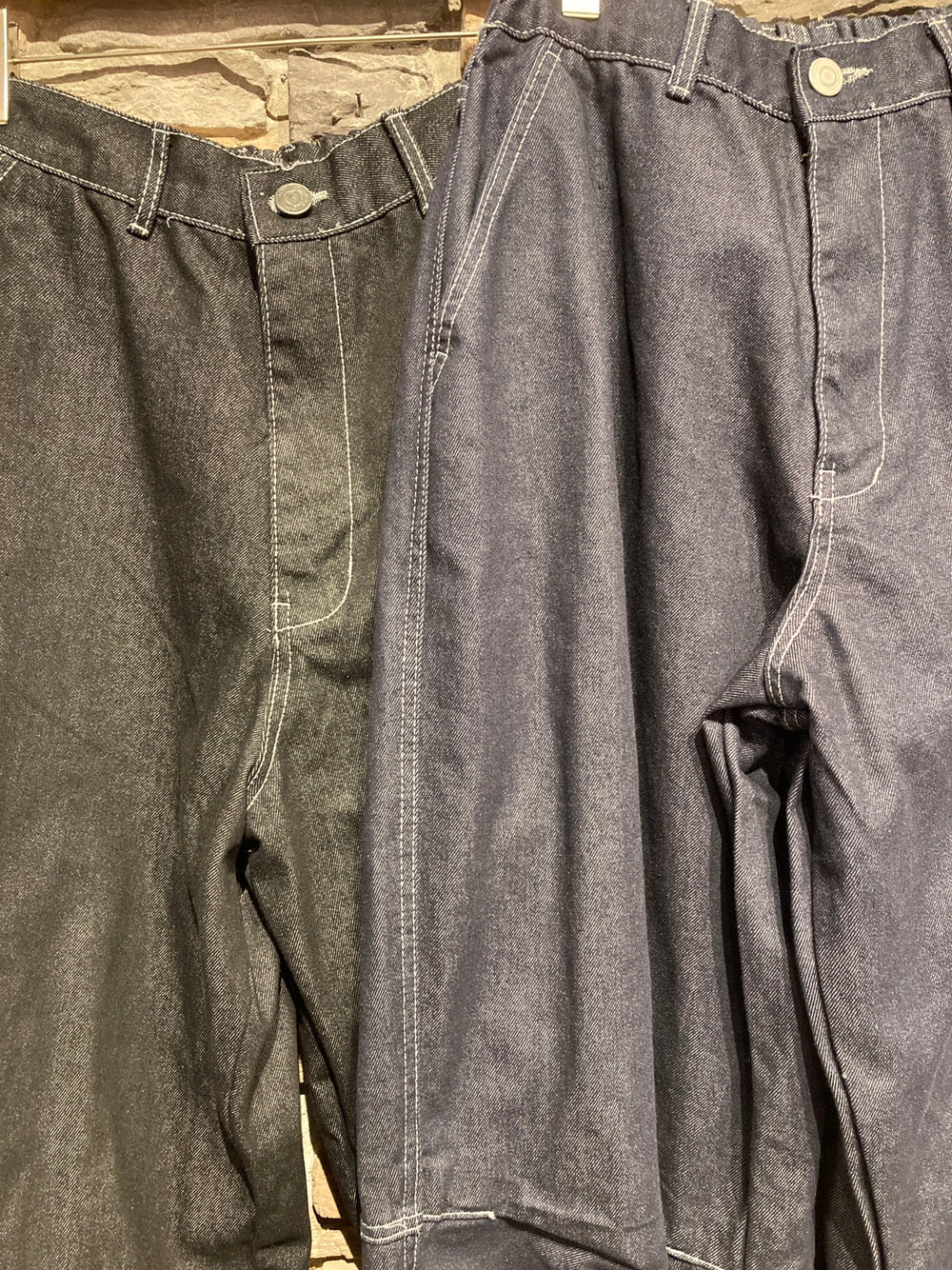 Super Wide Leg Denim Pants