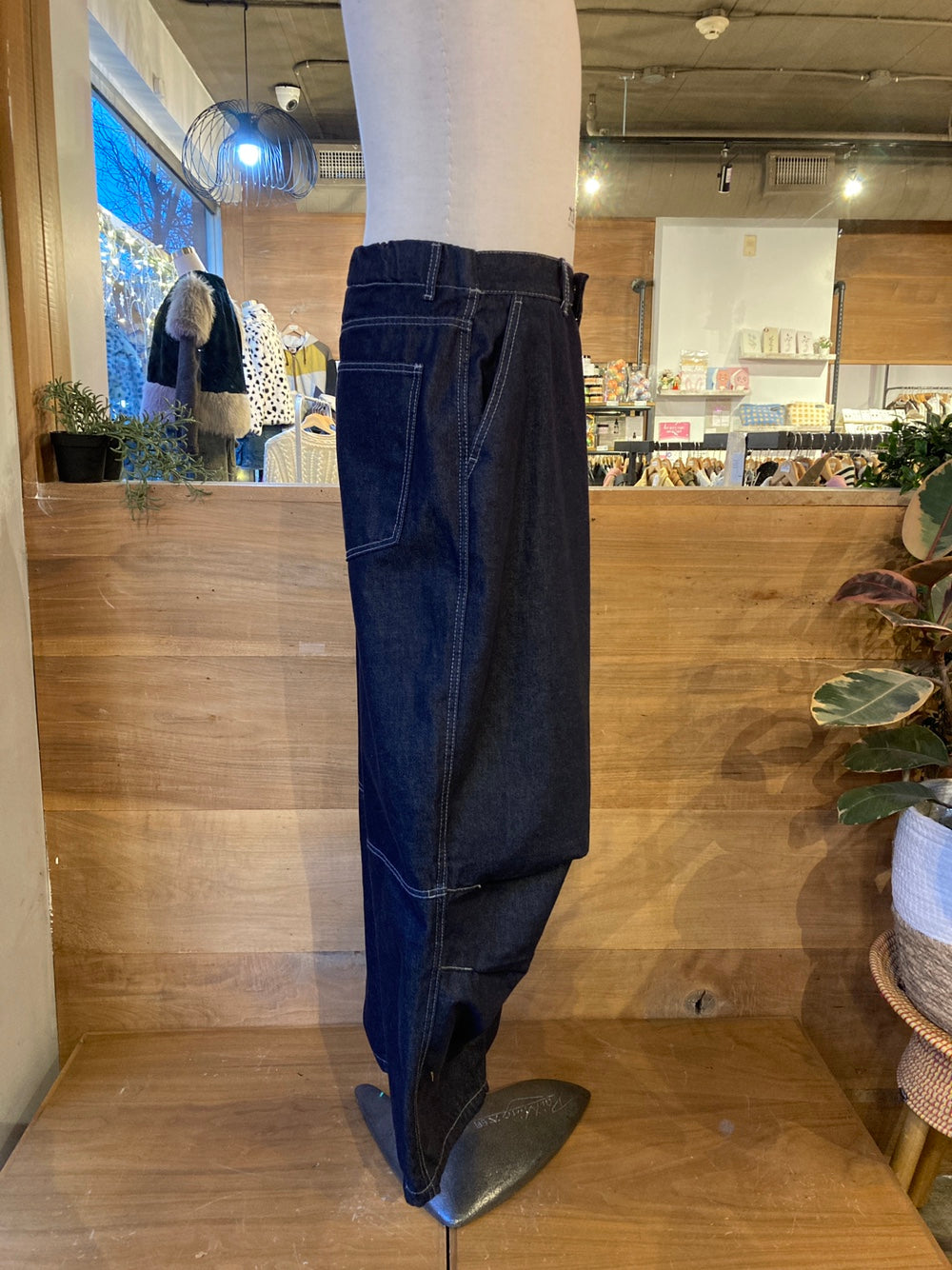 Super Wide Leg Denim Pants