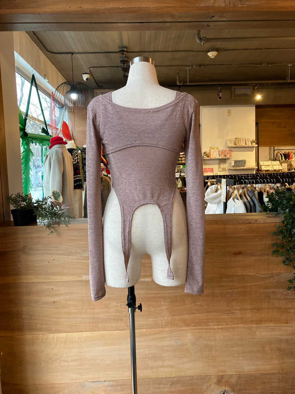 Double Layer Long Sleeve with Tank Top