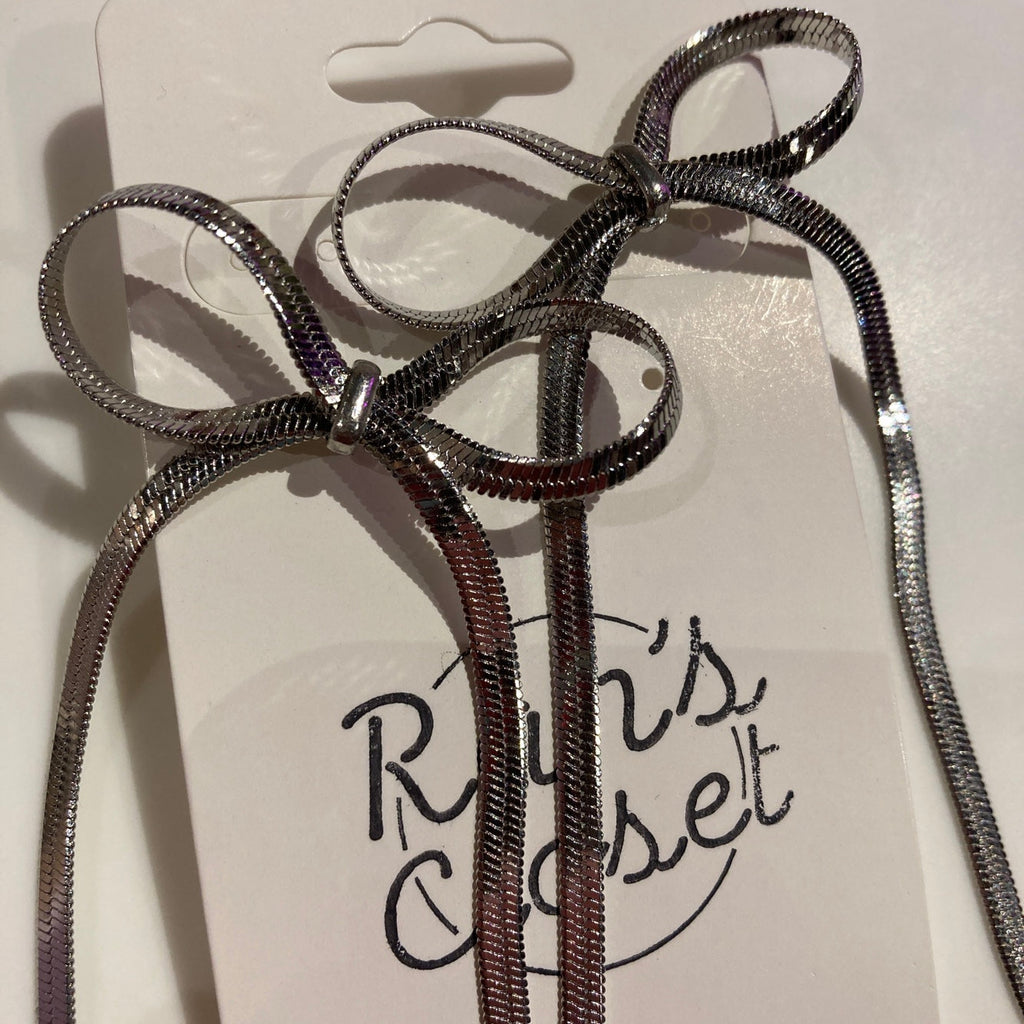 Long Bow Knot Earrings