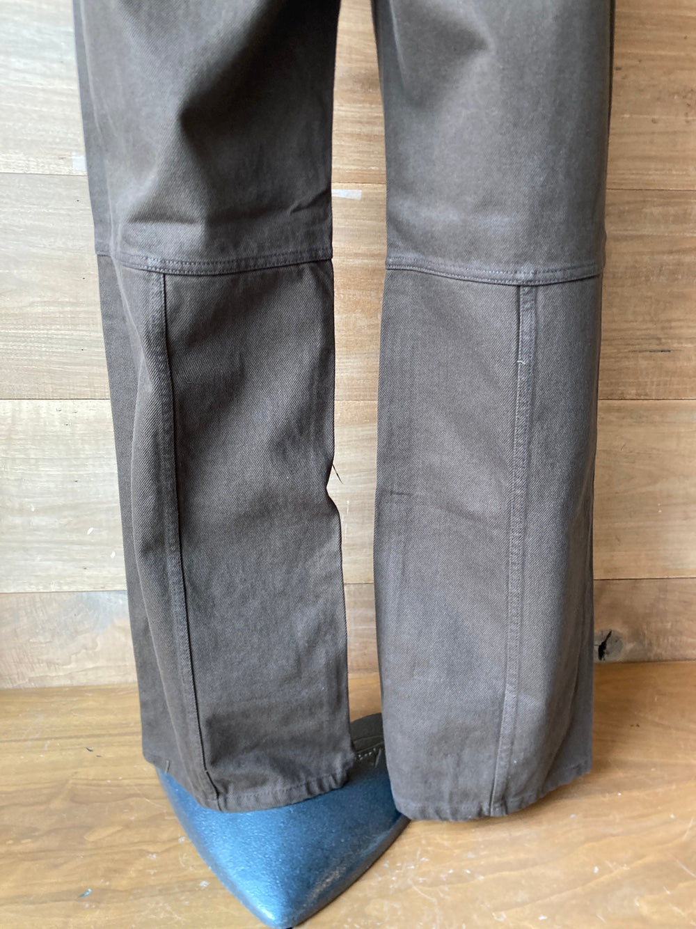 Men's Heavy Denim Wide Leg Pants