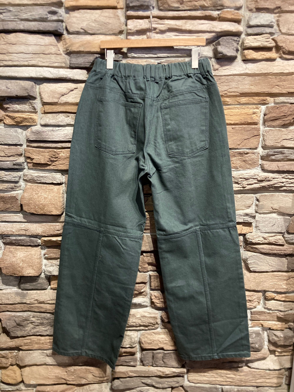 Men's Heavy Denim Wide Leg Pants