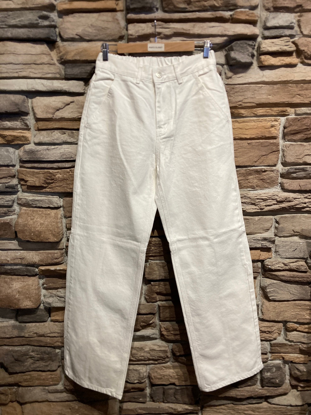 Men's Heavy Denim Wide Leg Pants