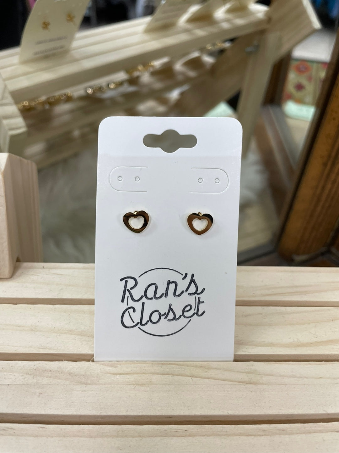 Heart Stud Earrings