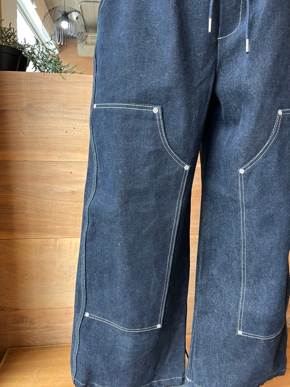 Dark Wash Carpenter Pants