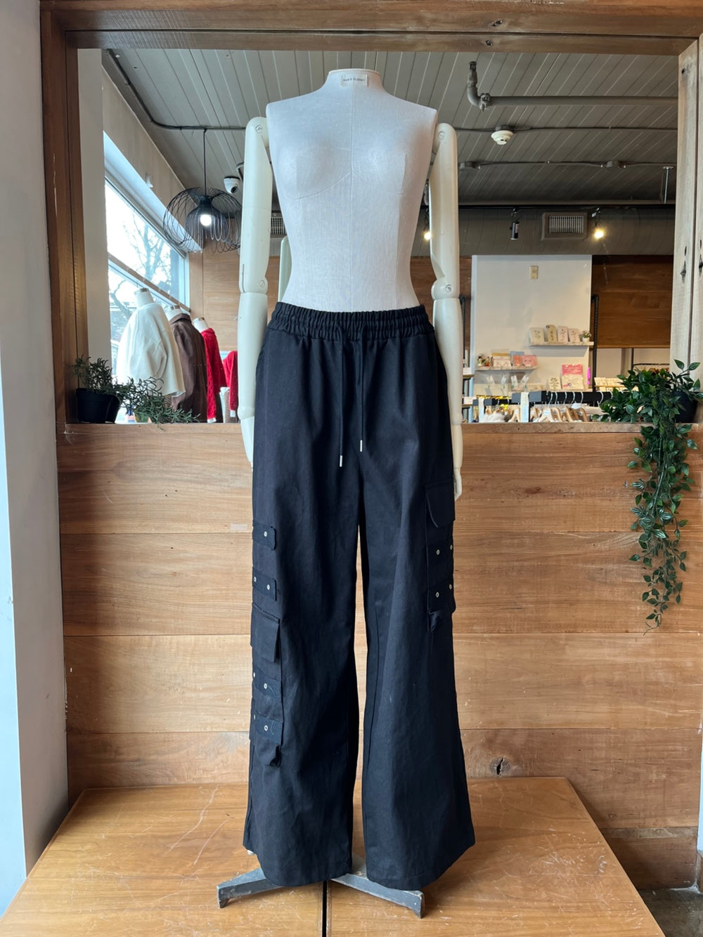 Silver Hardware Cargo Pants