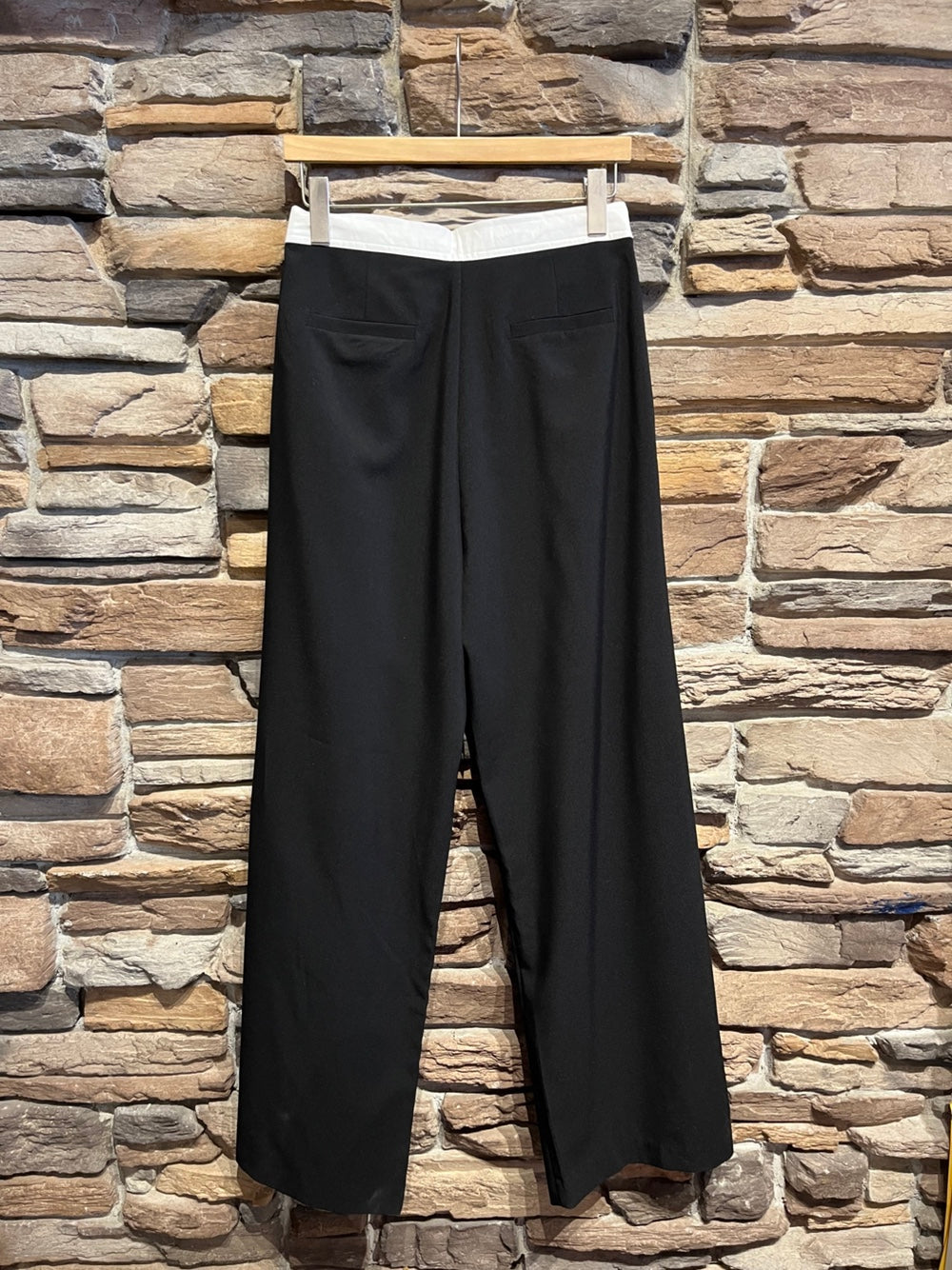 White Waistband Casual Slacks