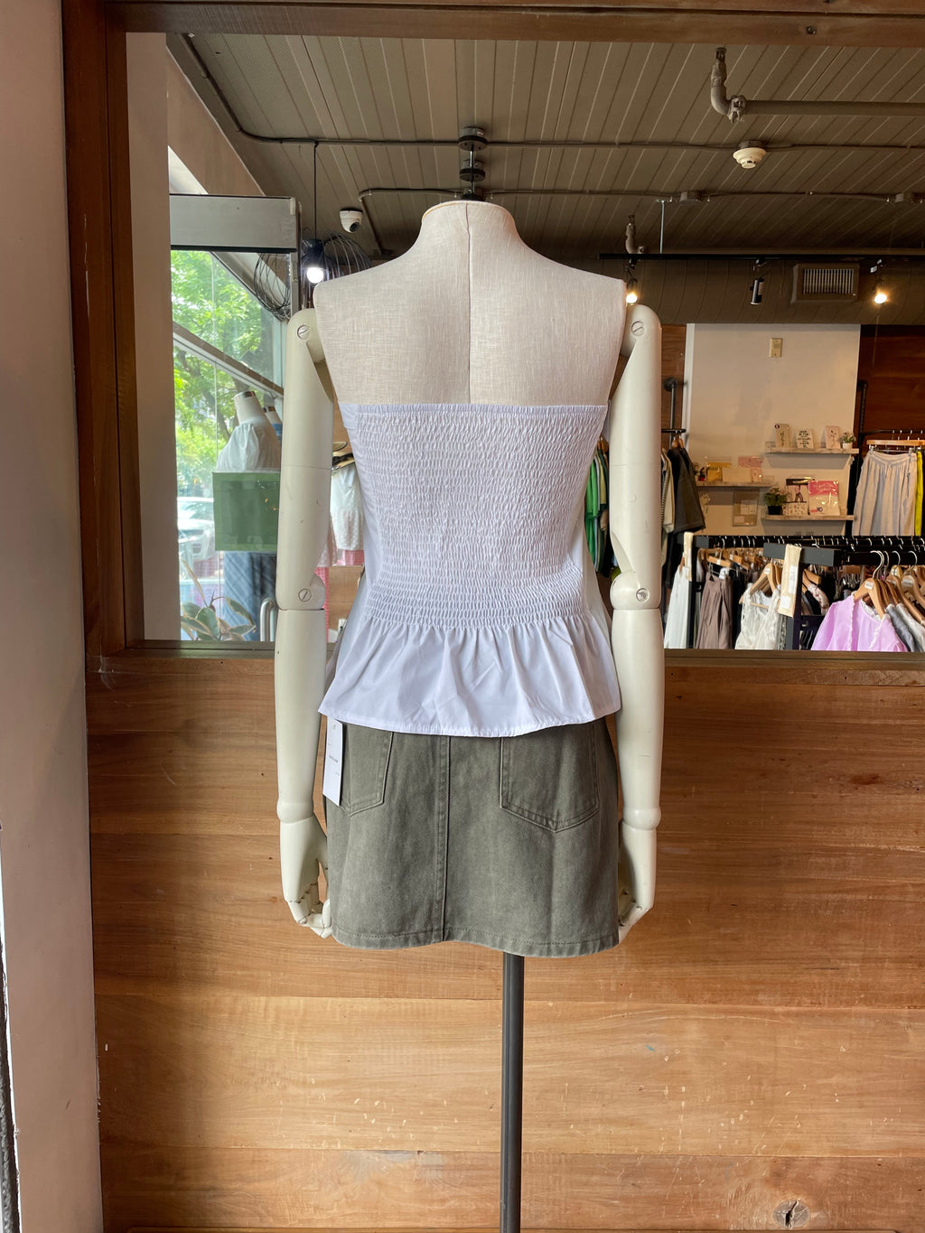 Tube Top with Block Coloured Detail