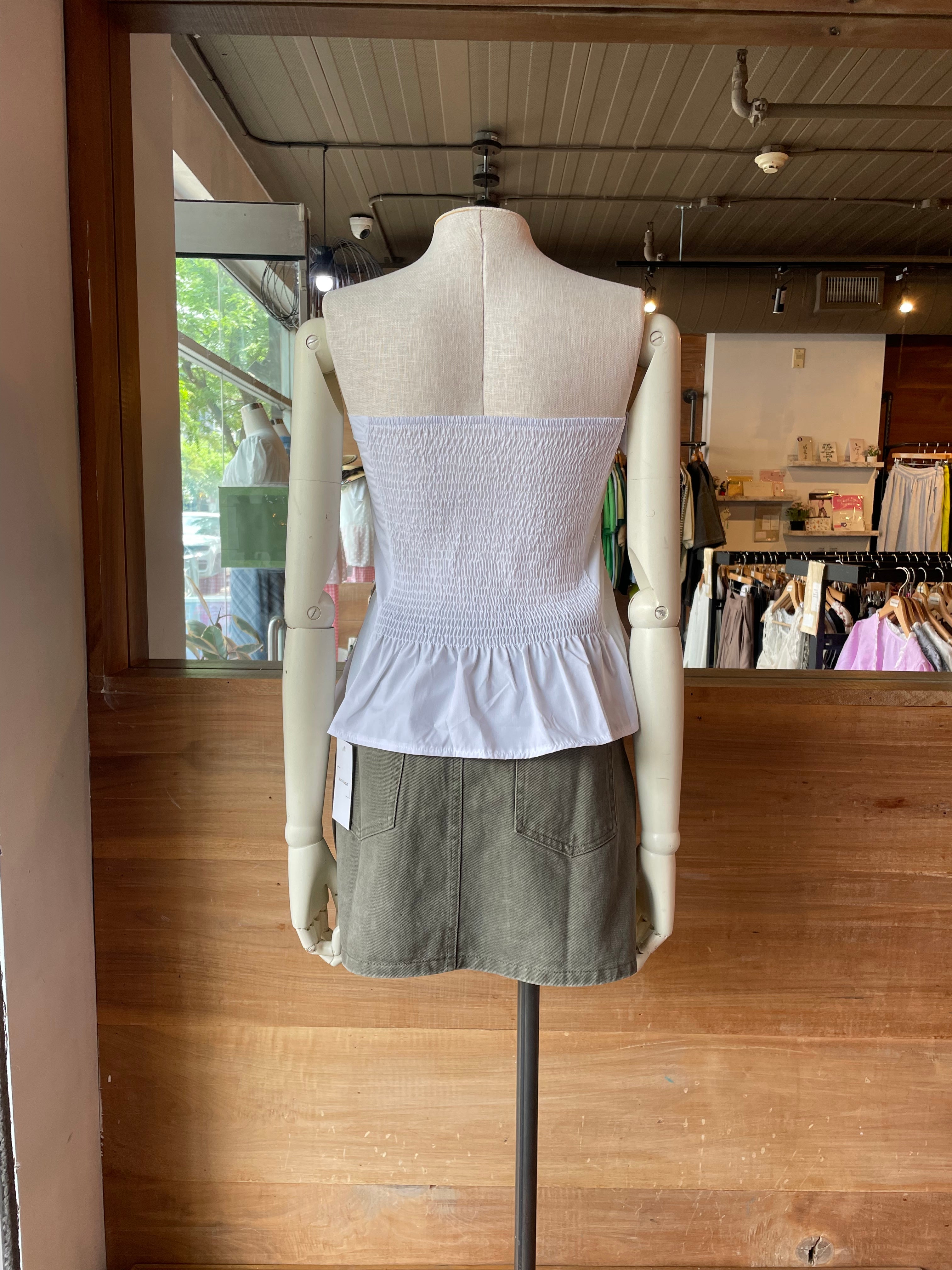 Tube Top with Block Coloured Detail