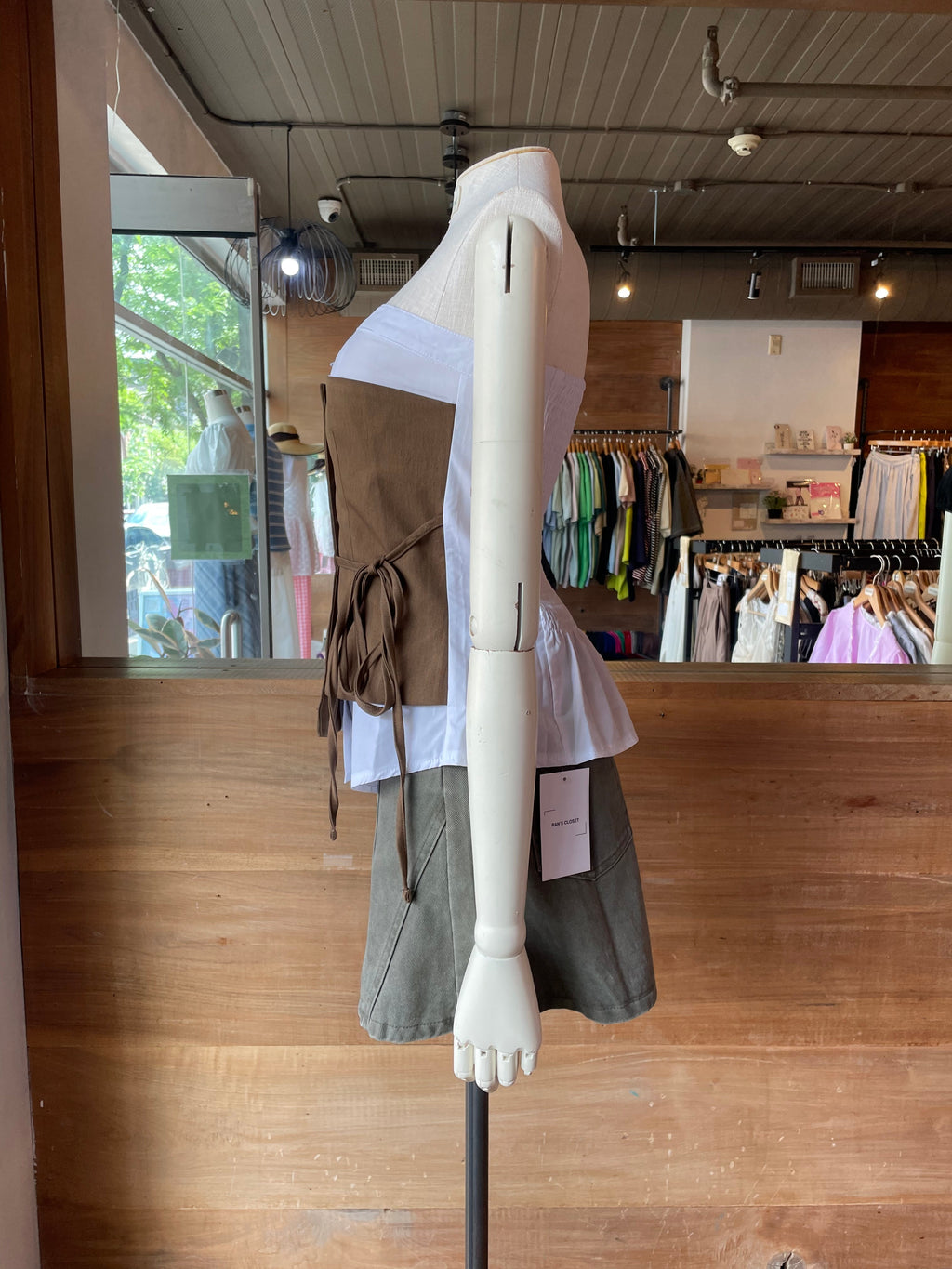 Tube Top with Block Coloured Detail