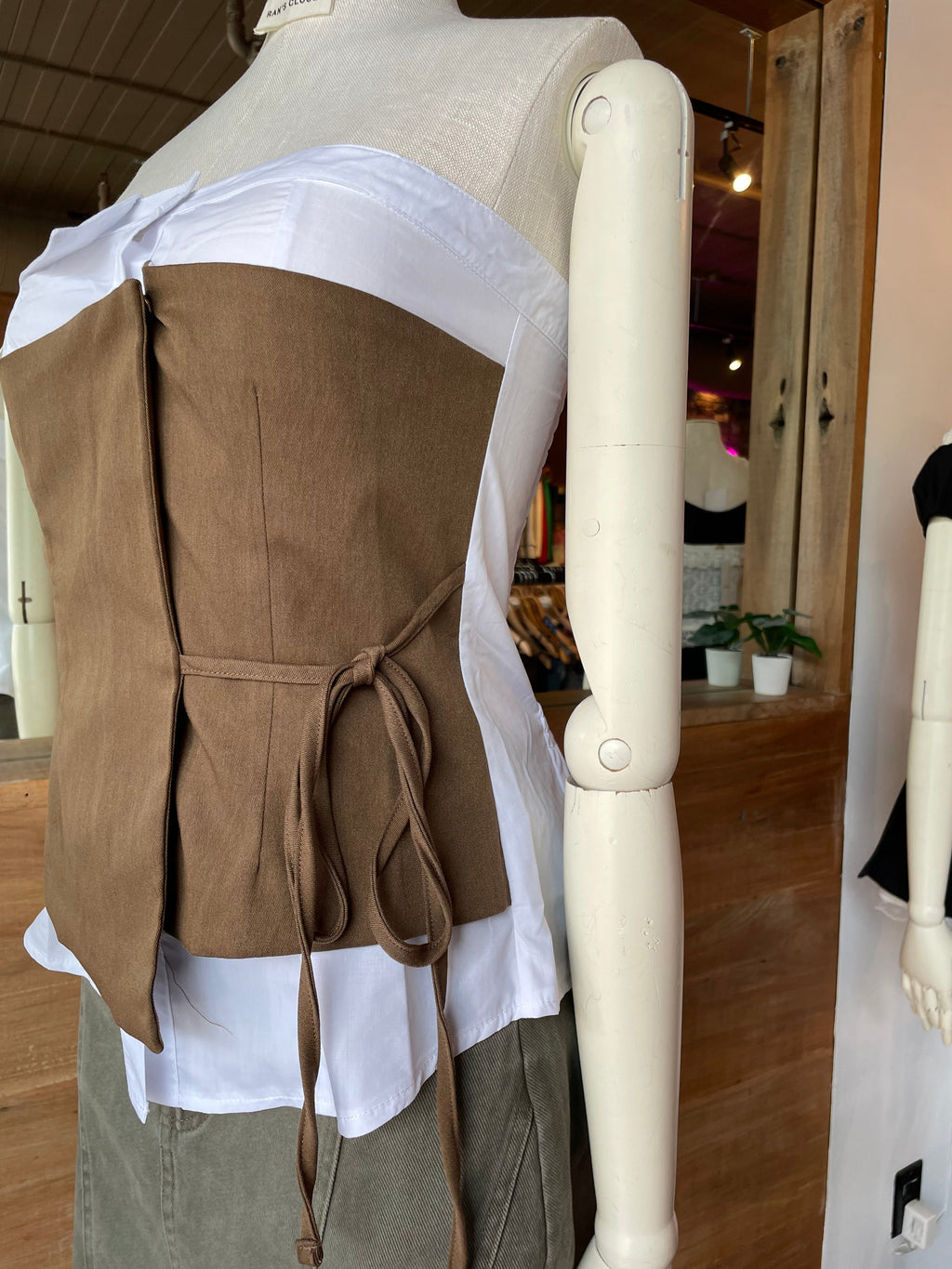 Tube Top with Block Coloured Detail