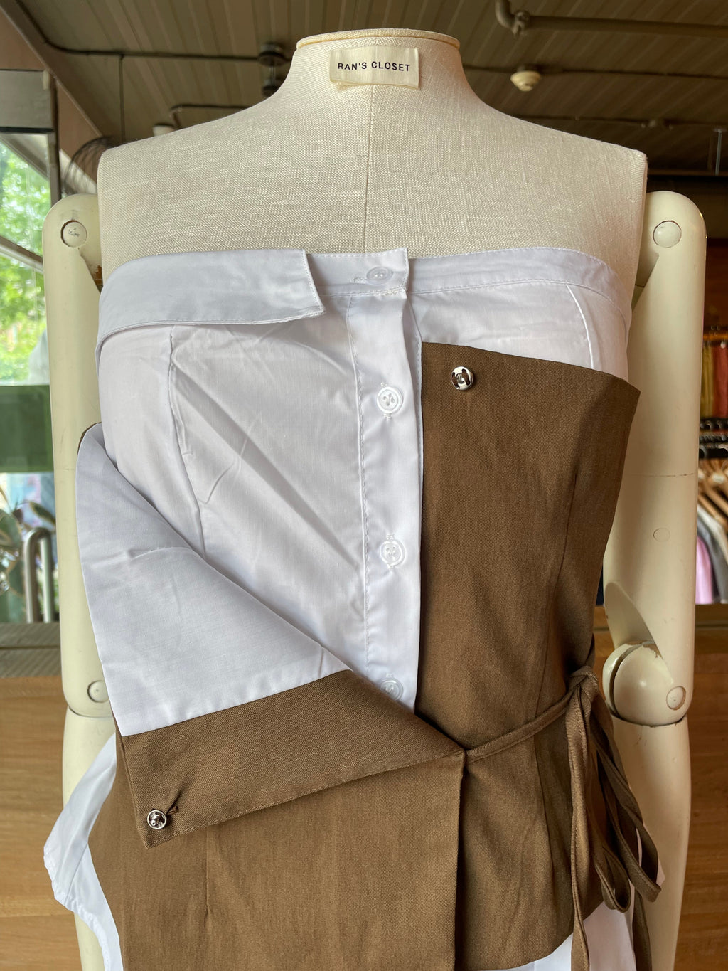 Tube Top with Block Coloured Detail