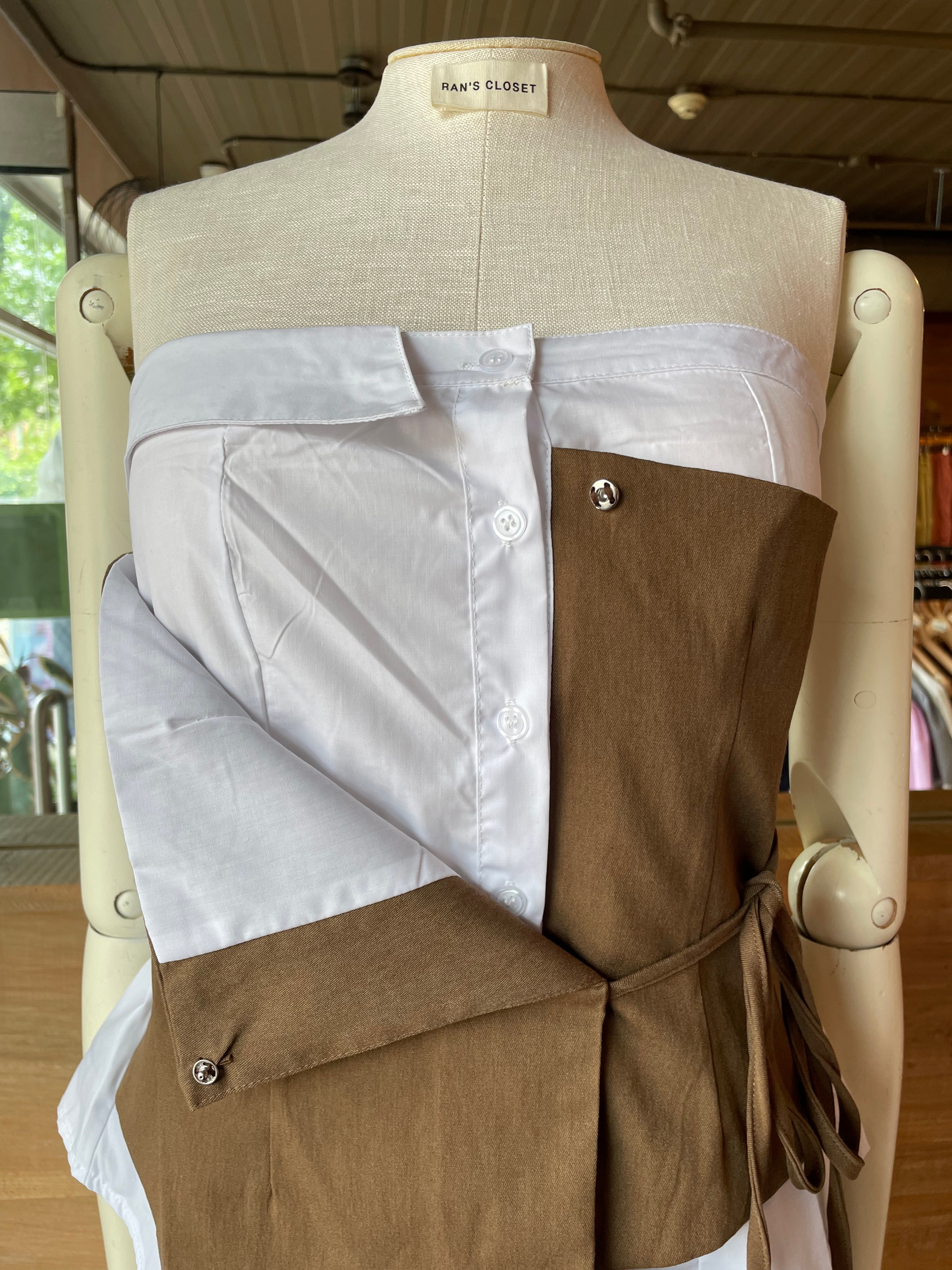 Tube Top with Block Coloured Detail