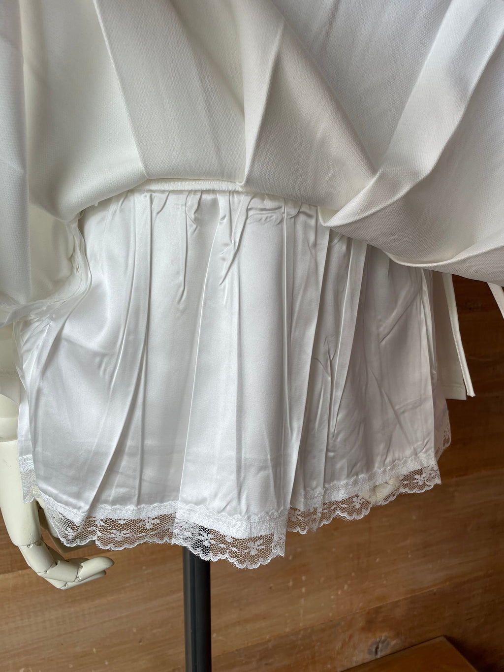Pleated Mini Skirt with Bow