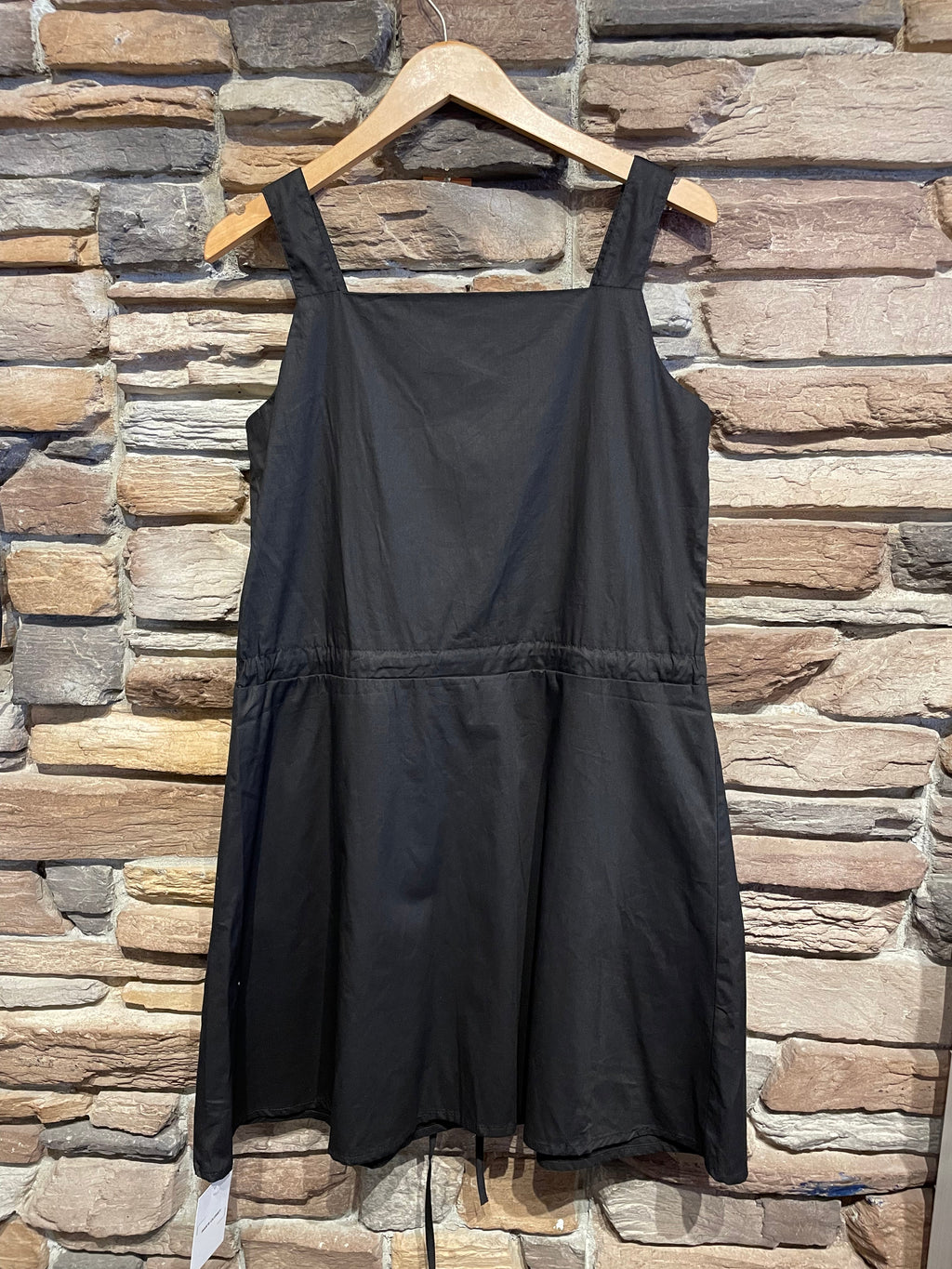 Pleated Dress with Oversized Pockets