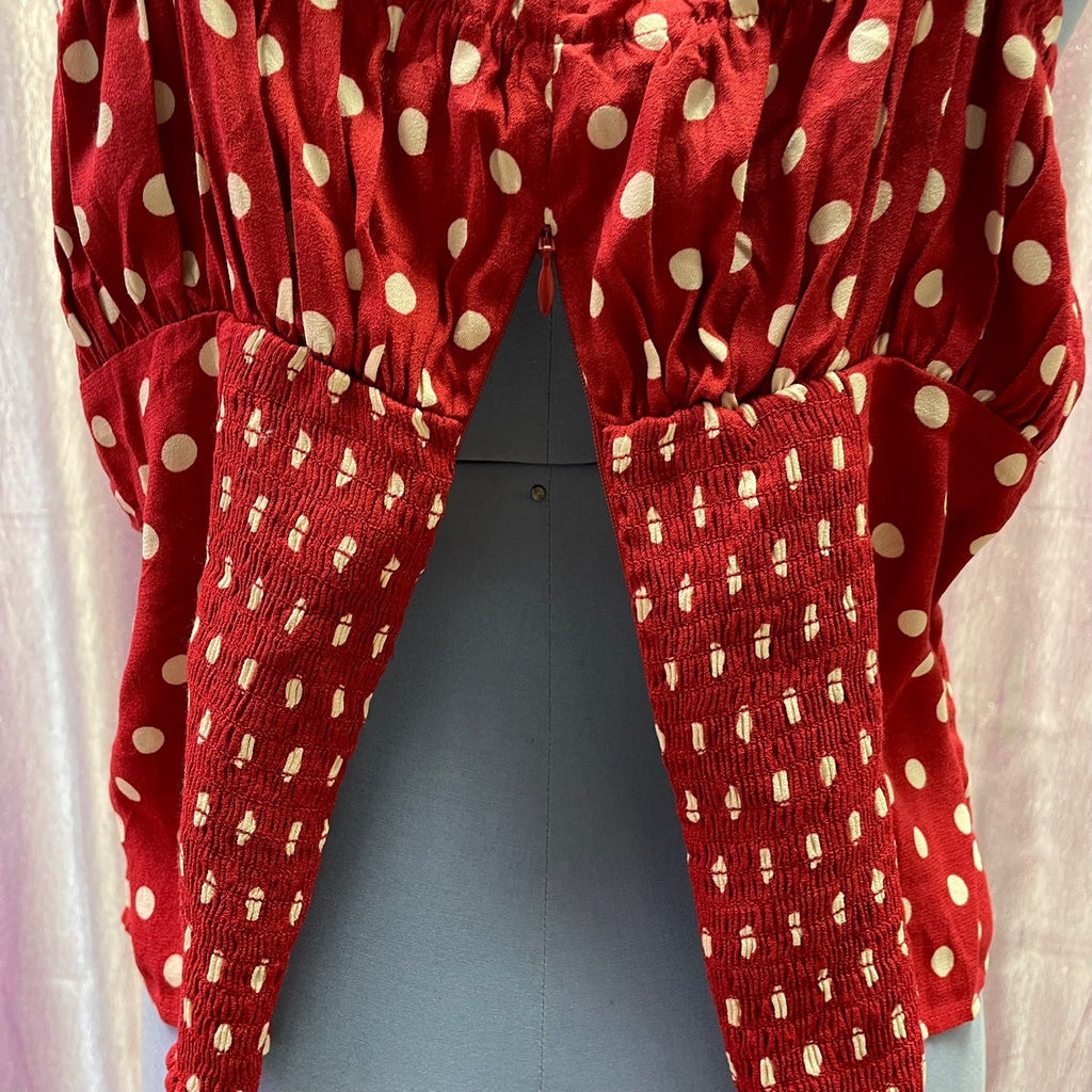 Reformation Polka Dot Red Tank Top