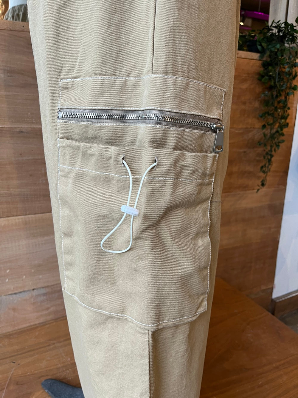 Zip Pocket Cargo Pants