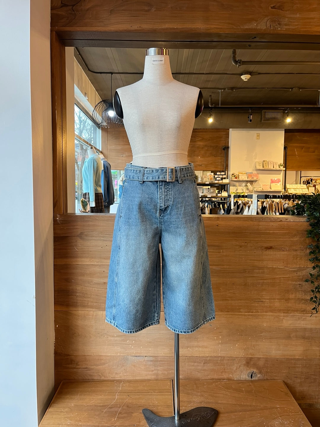 Women's Denim Bermuda Shorts