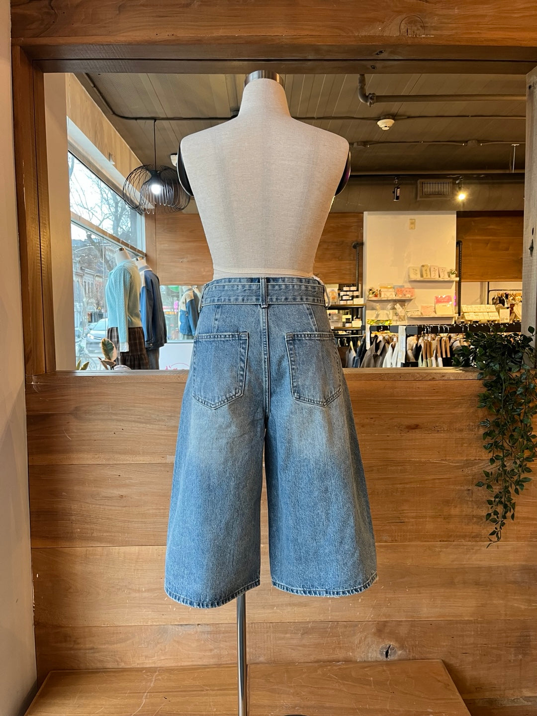 Women's Denim Bermuda Shorts