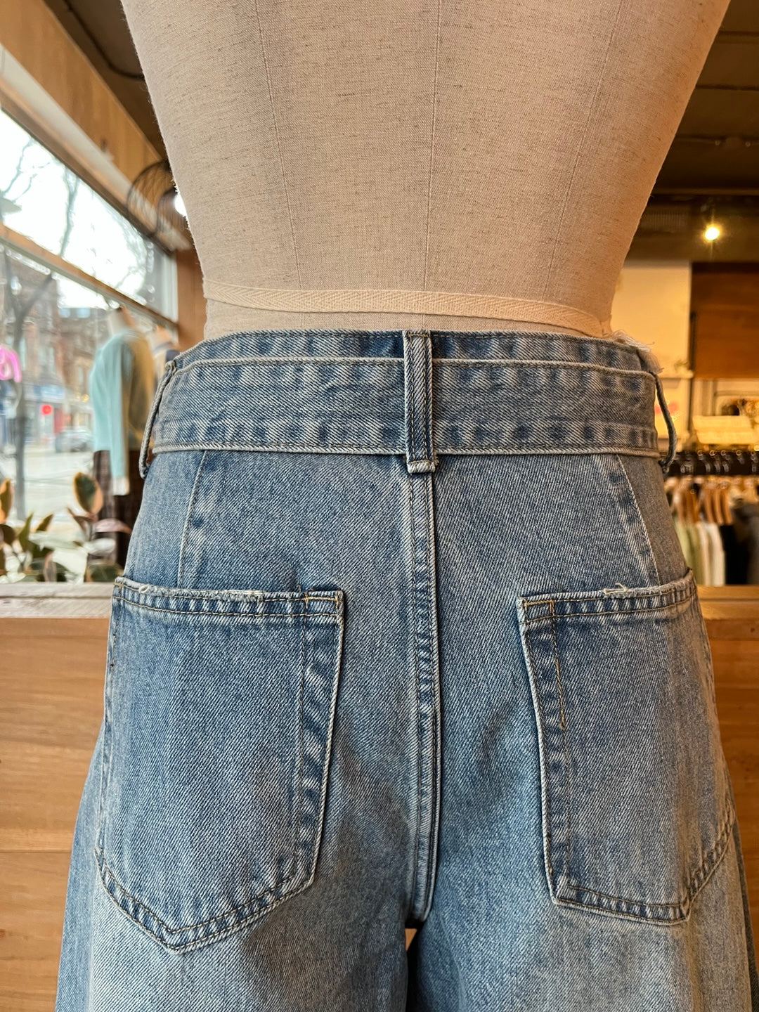 Women's Denim Bermuda Shorts