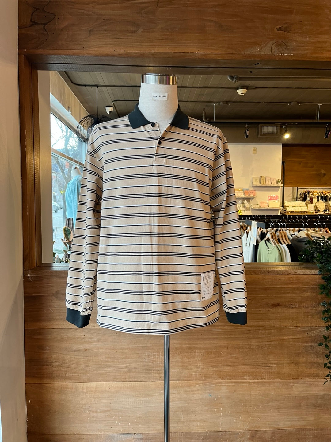 Men's Striped Golf Shirt