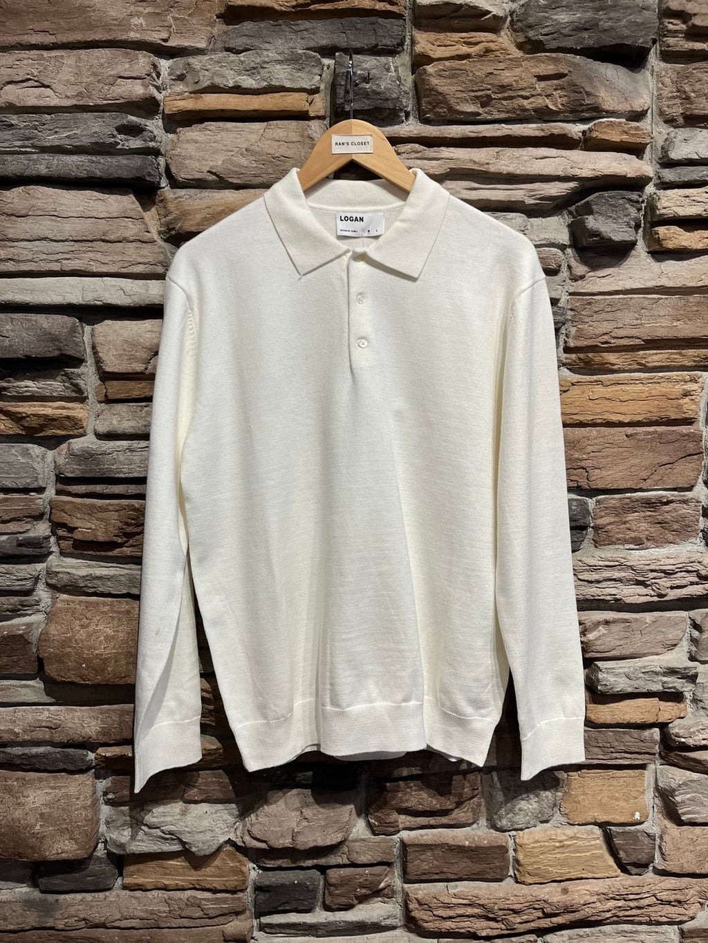 Men's Knit Polo Top