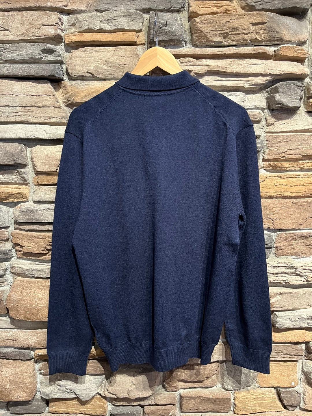 Men's Knit Polo Top