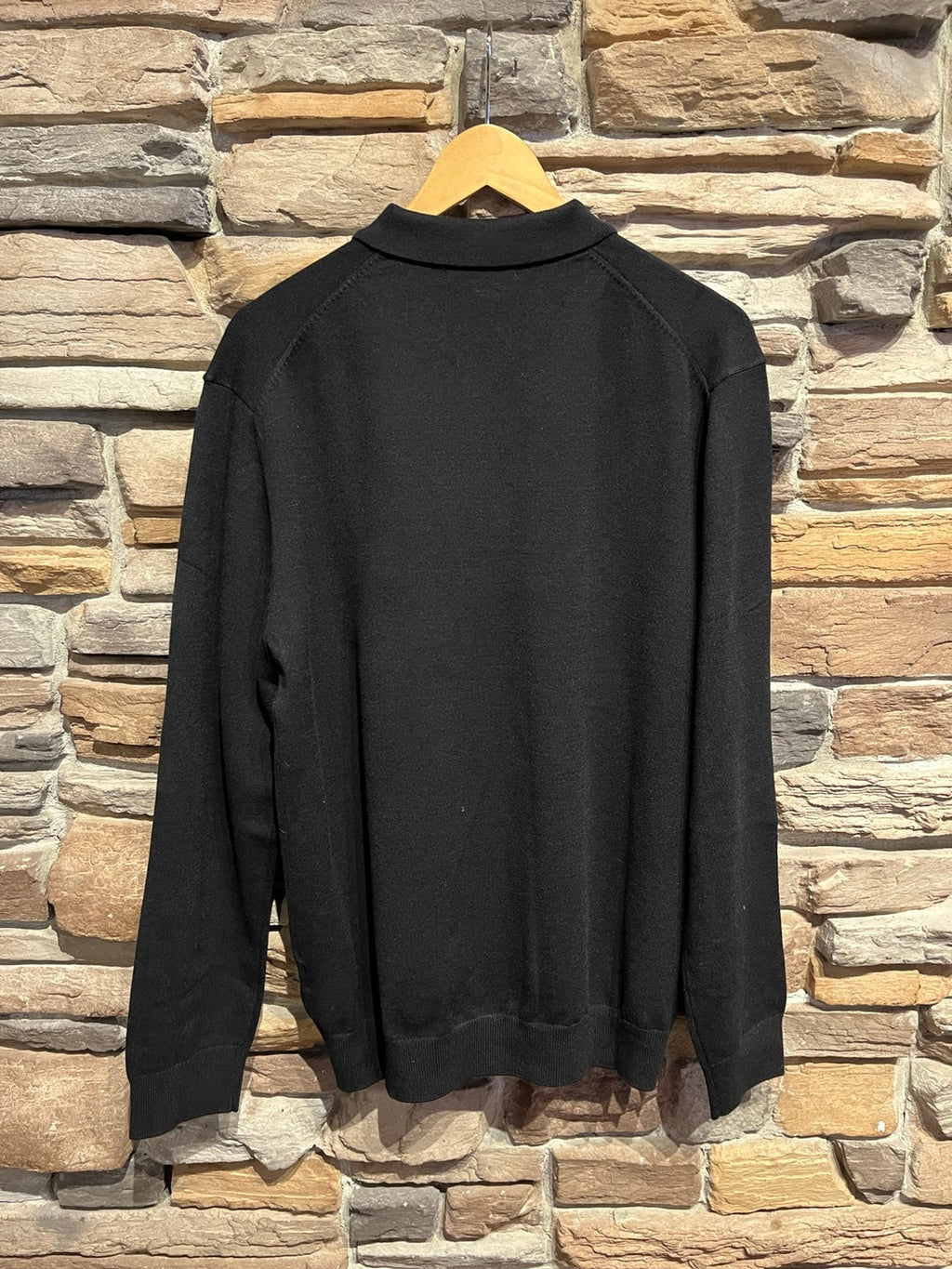 Men's Knit Polo Top