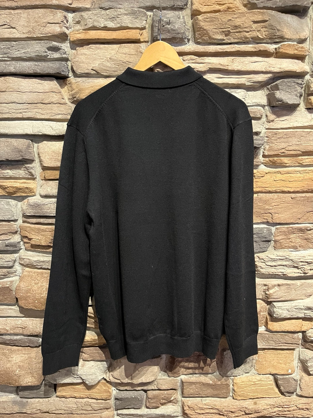 Men's Knit Polo Top