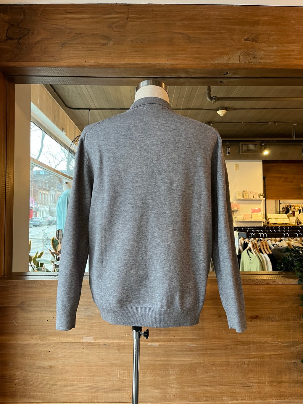 Men's Knit Polo Top