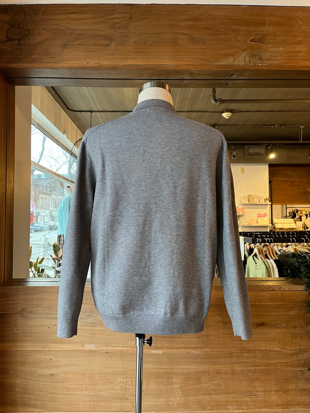 Men's Knit Polo Top